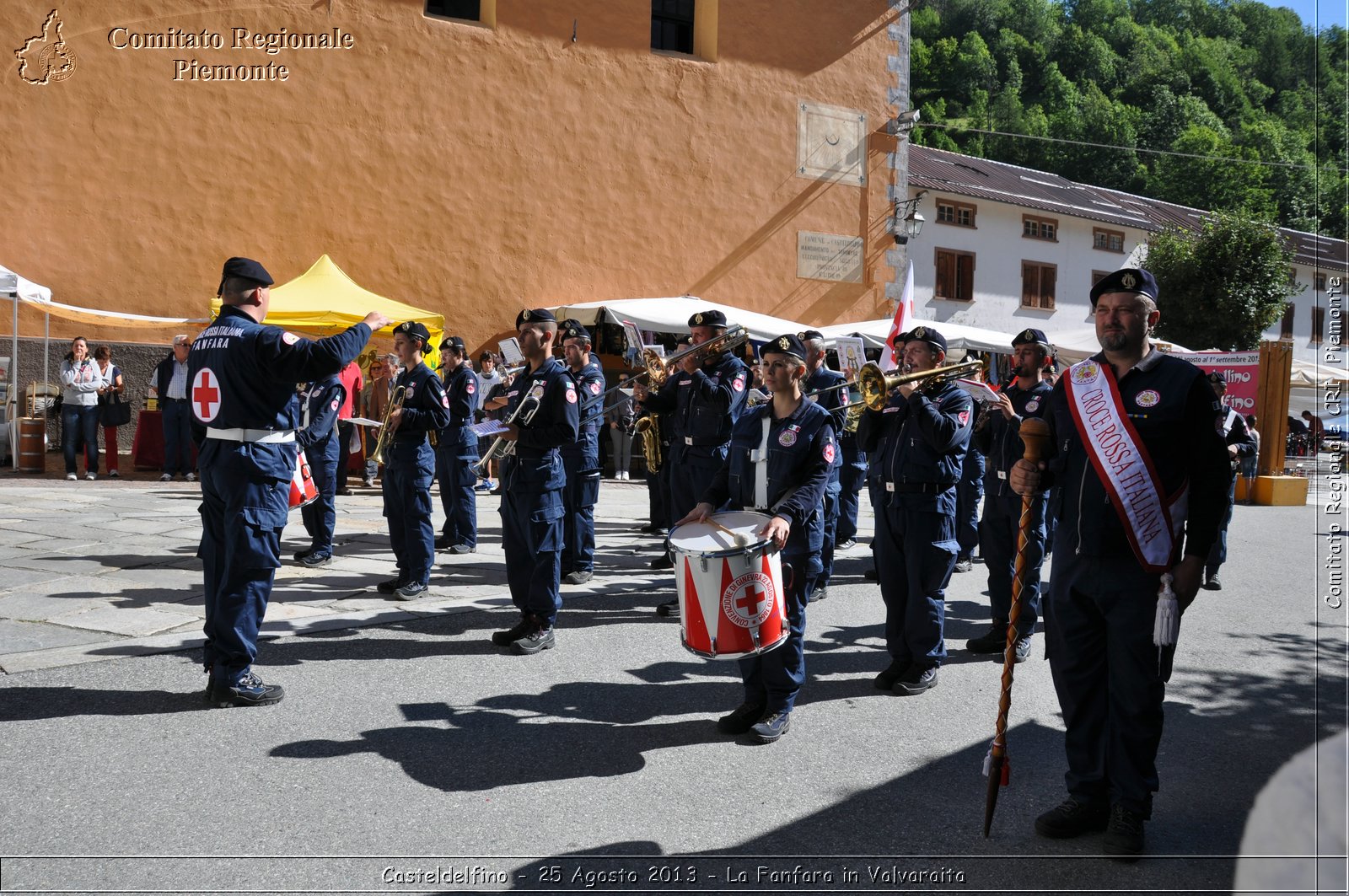 Casteldelfino - 25 Agosto 2013 - La Fanfara in Valvaraita - Croce Rossa Italiana - Comitato Regionale del Piemonte