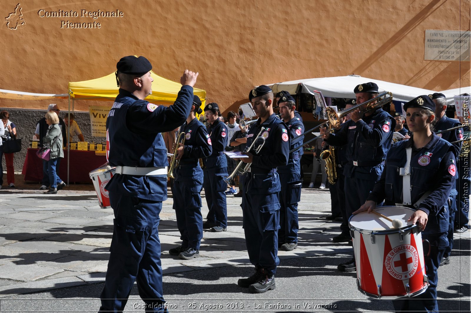 Casteldelfino - 25 Agosto 2013 - La Fanfara in Valvaraita - Croce Rossa Italiana - Comitato Regionale del Piemonte