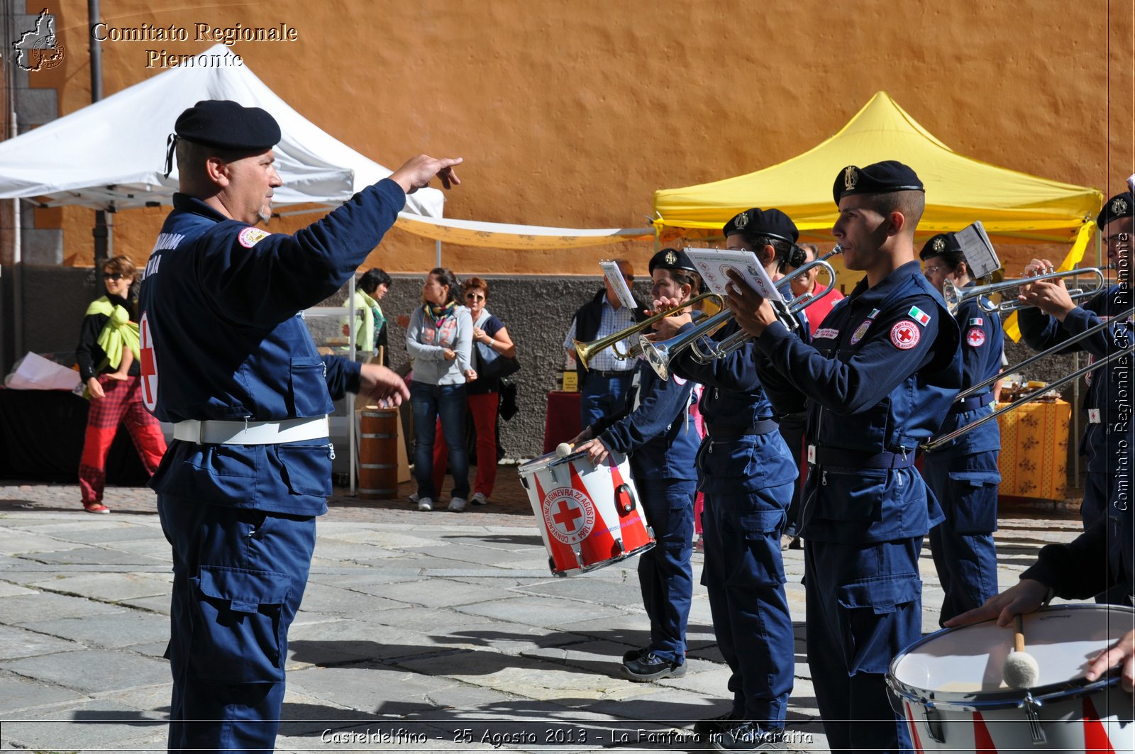 Casteldelfino - 25 Agosto 2013 - La Fanfara in Valvaraita - Croce Rossa Italiana - Comitato Regionale del Piemonte