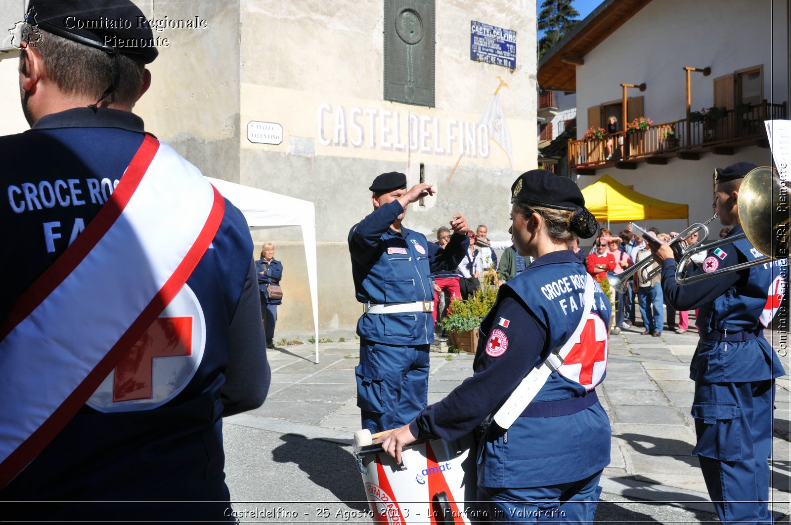 Casteldelfino - 25 Agosto 2013 - La Fanfara in Valvaraita - Croce Rossa Italiana - Comitato Regionale del Piemonte