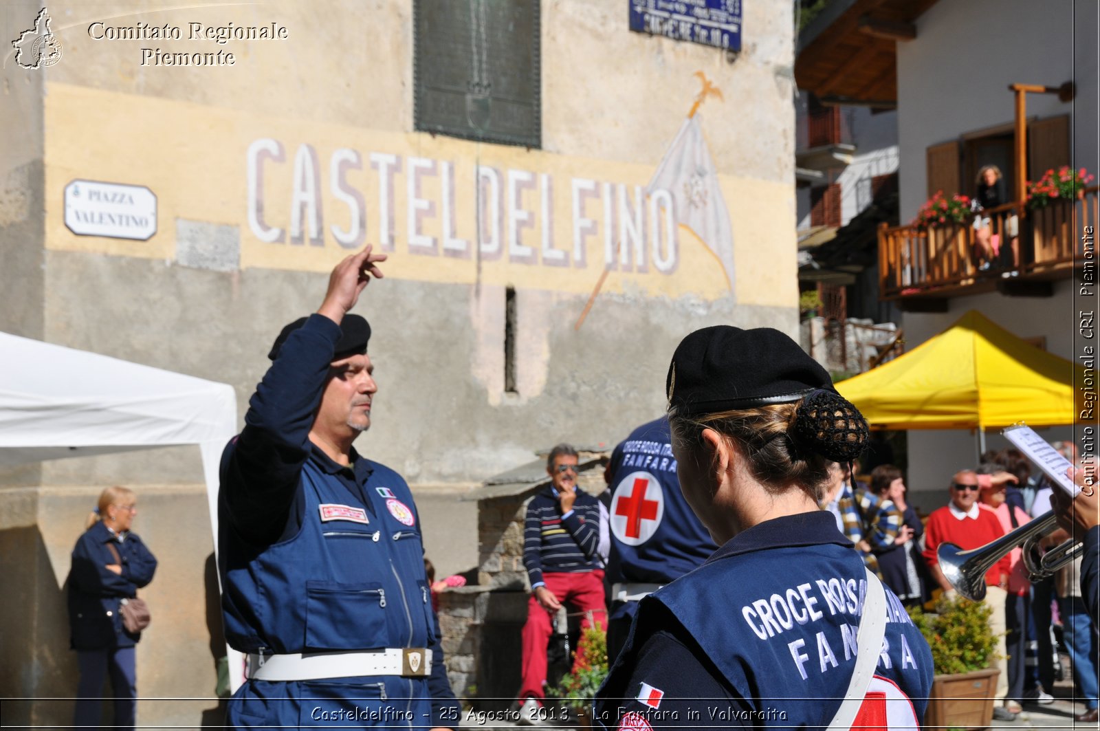 Casteldelfino - 25 Agosto 2013 - La Fanfara in Valvaraita - Croce Rossa Italiana - Comitato Regionale del Piemonte