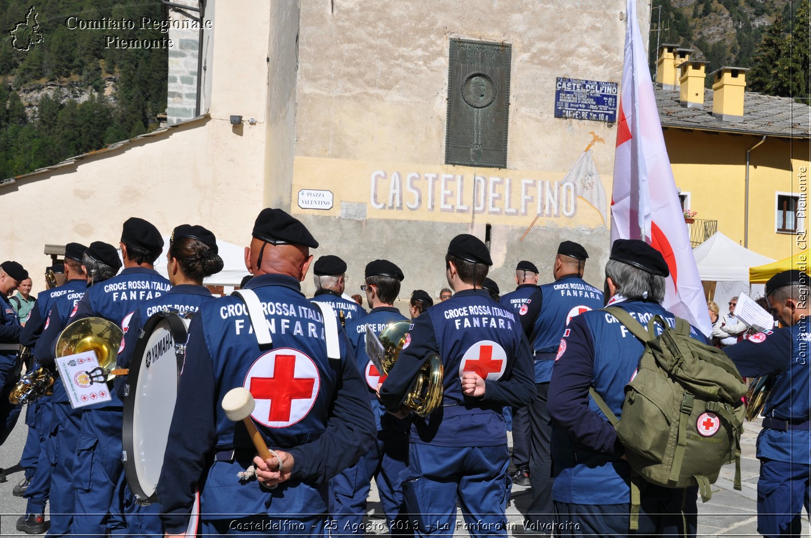 Casteldelfino - 25 Agosto 2013 - La Fanfara in Valvaraita - Croce Rossa Italiana - Comitato Regionale del Piemonte