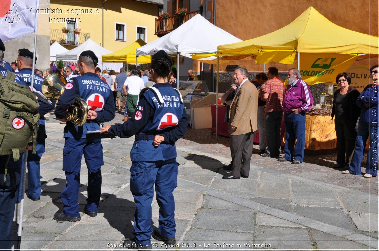 Casteldelfino - 25 Agosto 2013 - La Fanfara in Valvaraita - Croce Rossa Italiana - Comitato Regionale del Piemonte