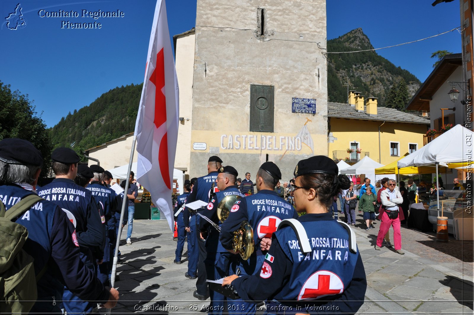 Casteldelfino - 25 Agosto 2013 - La Fanfara in Valvaraita - Croce Rossa Italiana - Comitato Regionale del Piemonte