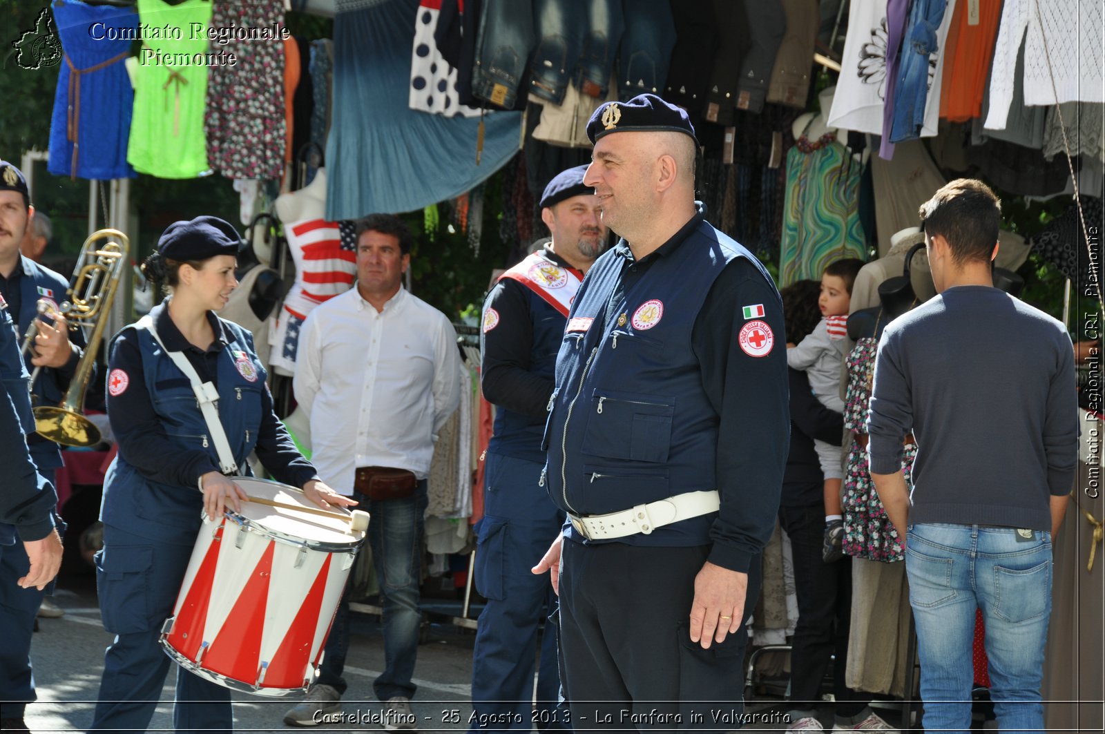 Casteldelfino - 25 Agosto 2013 - La Fanfara in Valvaraita - Croce Rossa Italiana - Comitato Regionale del Piemonte