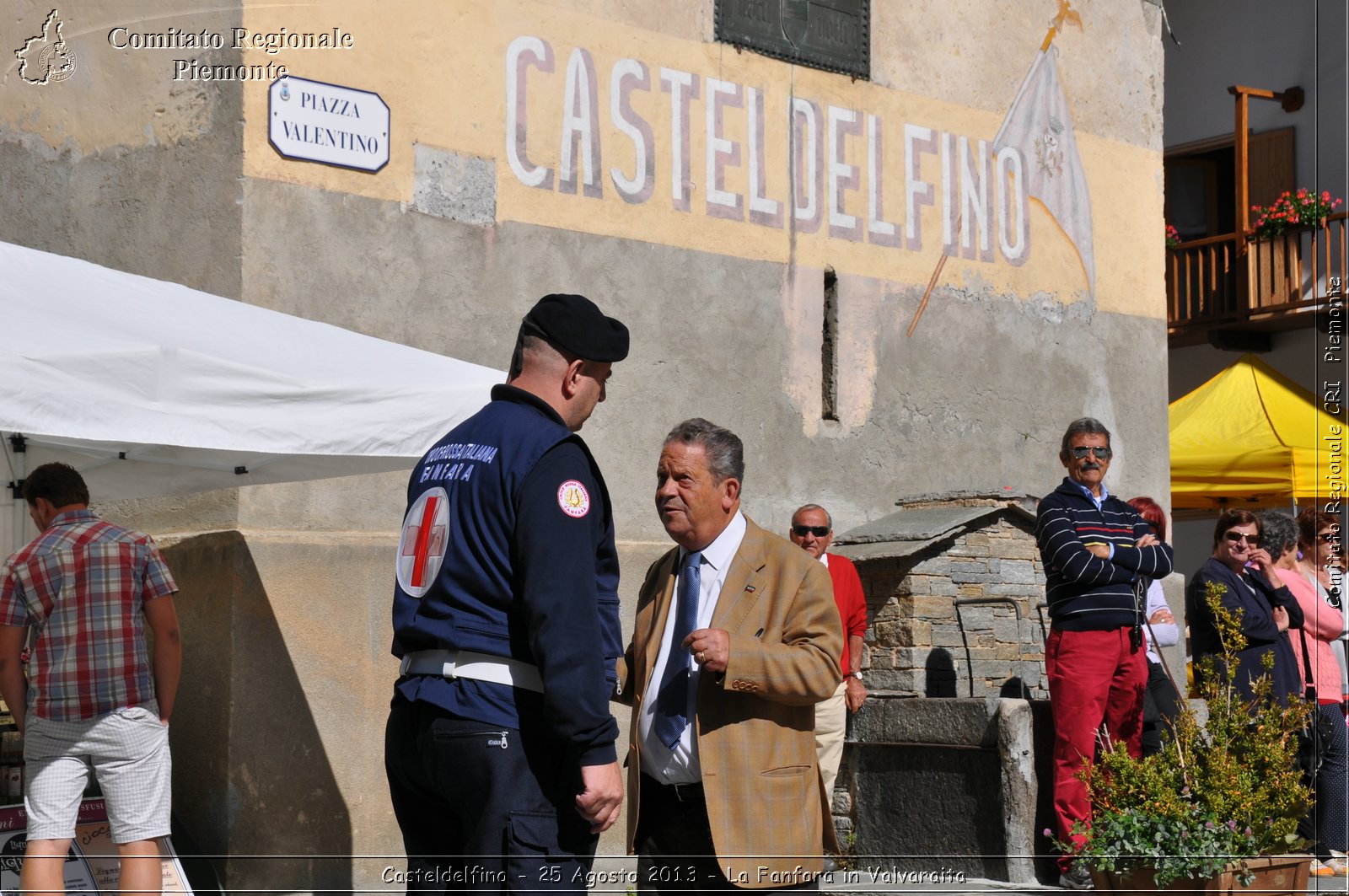 Casteldelfino - 25 Agosto 2013 - La Fanfara in Valvaraita - Croce Rossa Italiana - Comitato Regionale del Piemonte