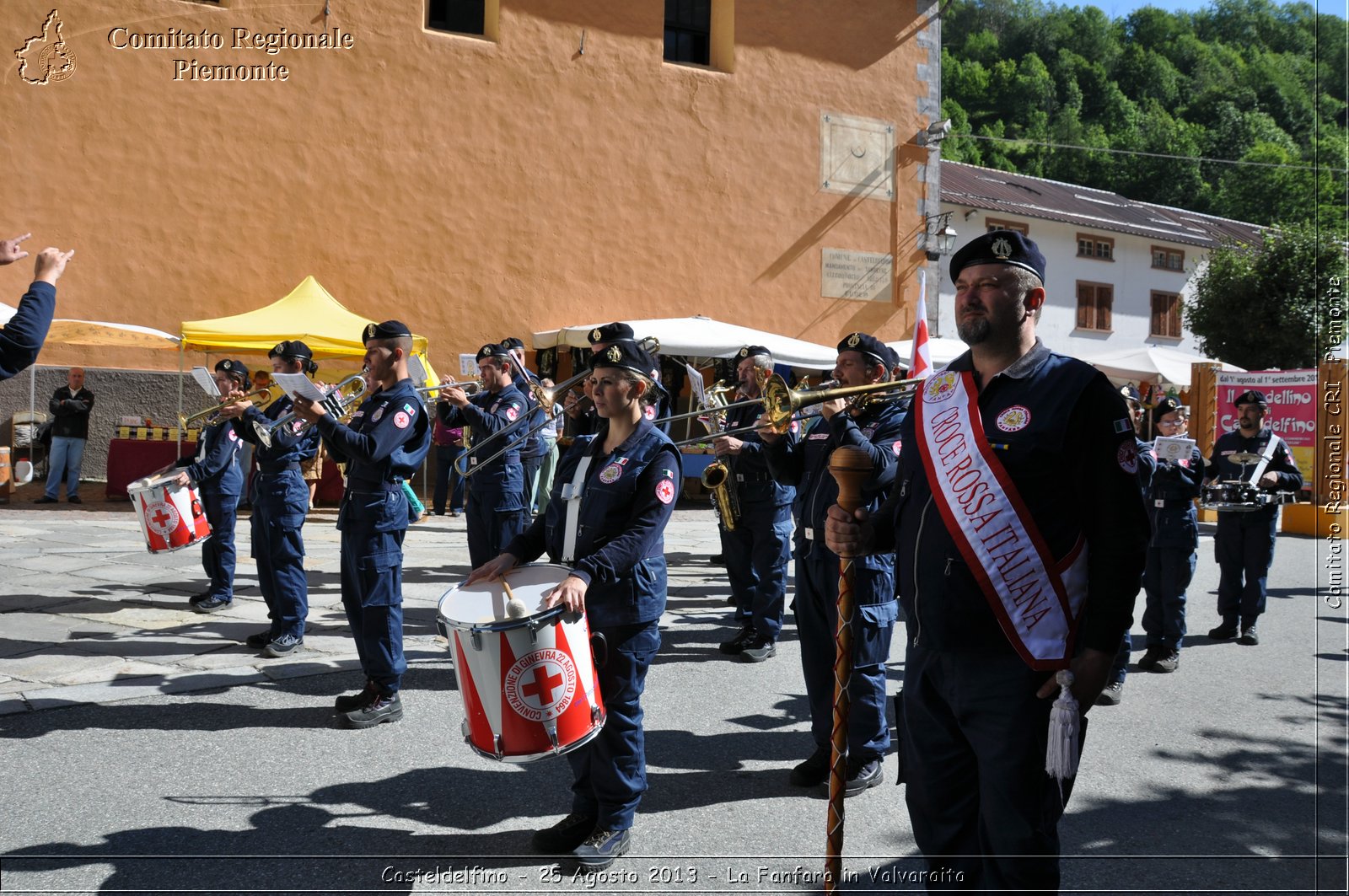 Casteldelfino - 25 Agosto 2013 - La Fanfara in Valvaraita - Croce Rossa Italiana - Comitato Regionale del Piemonte