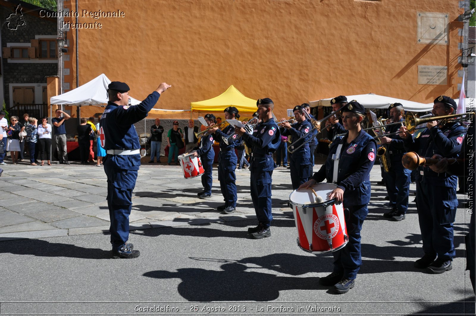 Casteldelfino - 25 Agosto 2013 - La Fanfara in Valvaraita - Croce Rossa Italiana - Comitato Regionale del Piemonte