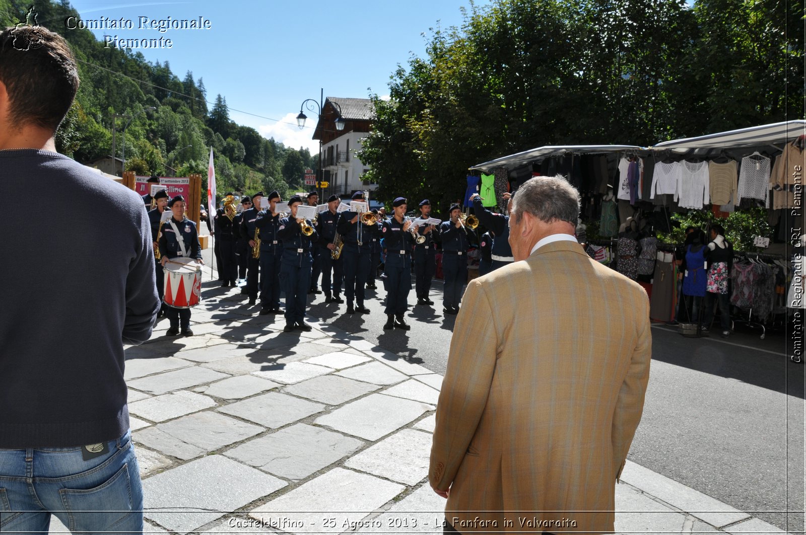 Casteldelfino - 25 Agosto 2013 - La Fanfara in Valvaraita - Croce Rossa Italiana - Comitato Regionale del Piemonte