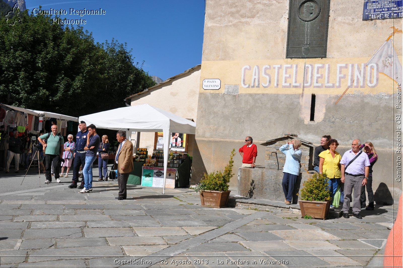 Casteldelfino - 25 Agosto 2013 - La Fanfara in Valvaraita - Croce Rossa Italiana - Comitato Regionale del Piemonte