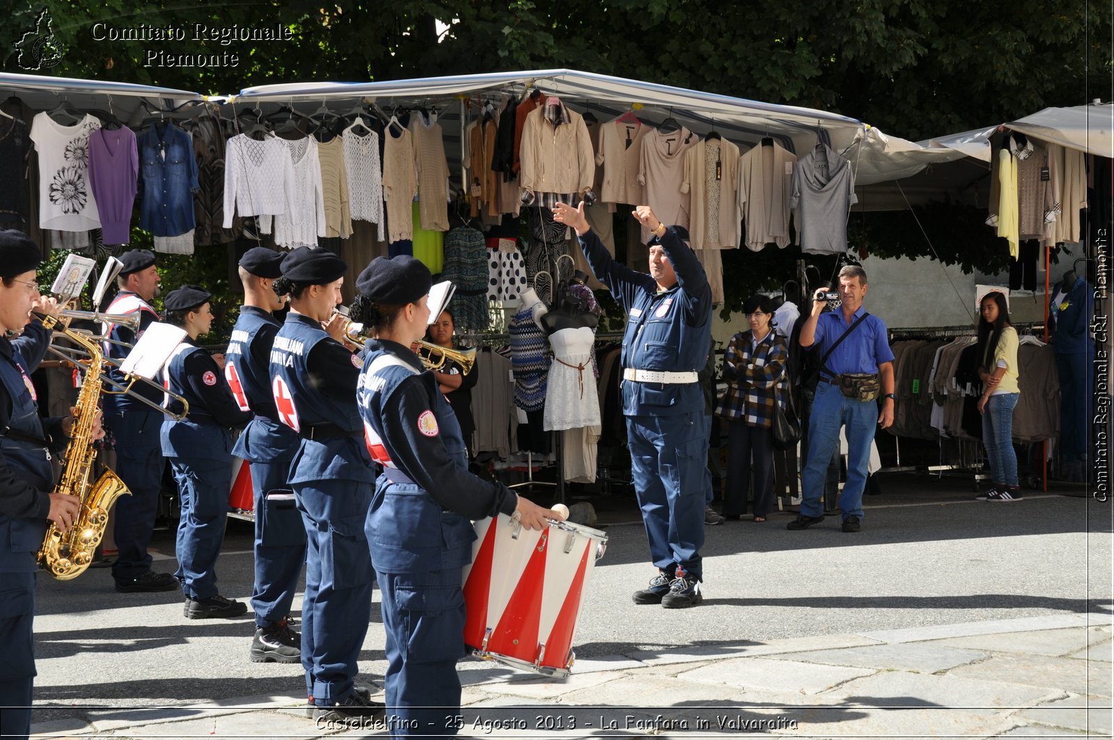 Casteldelfino - 25 Agosto 2013 - La Fanfara in Valvaraita - Croce Rossa Italiana - Comitato Regionale del Piemonte