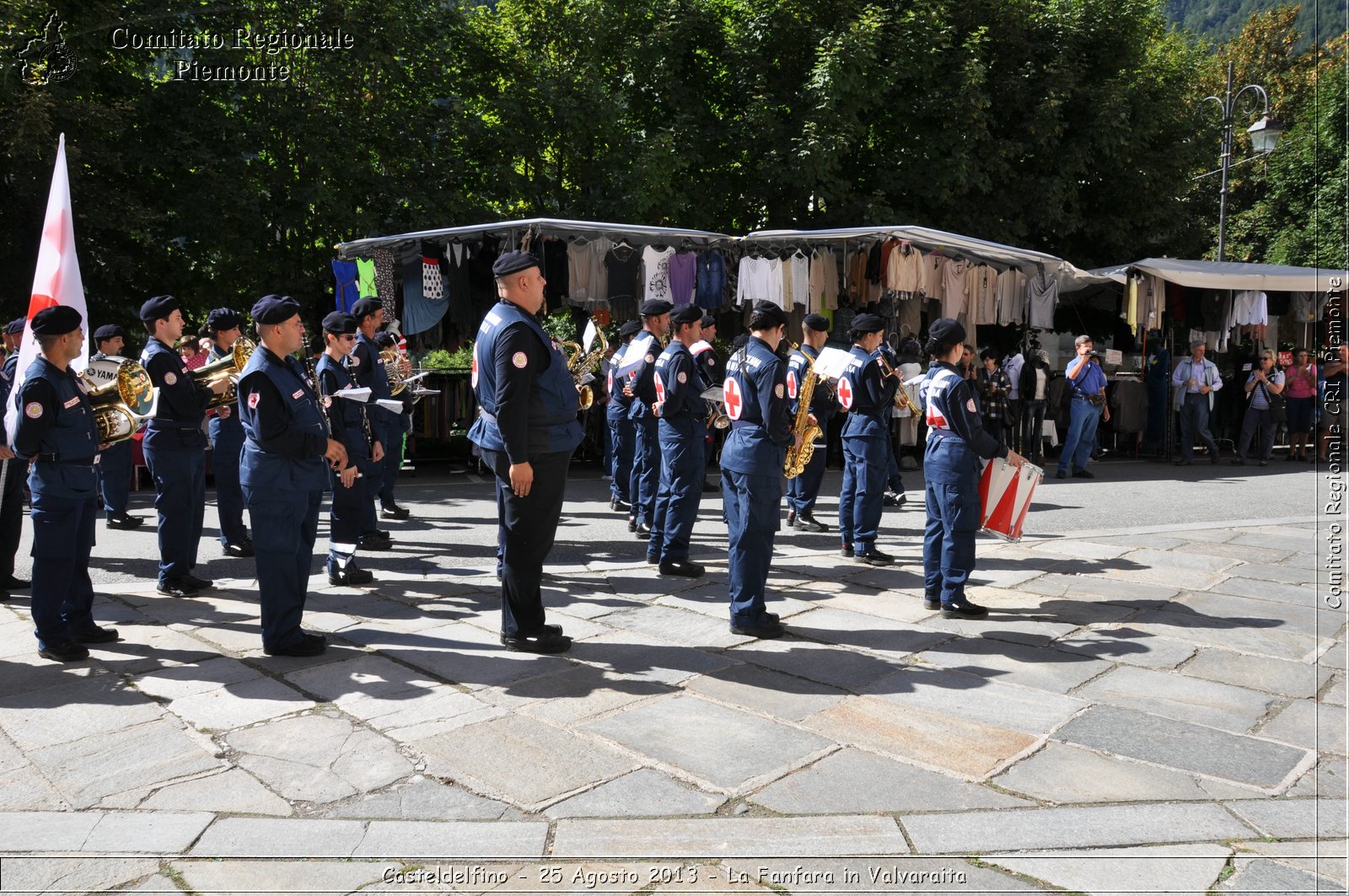 Casteldelfino - 25 Agosto 2013 - La Fanfara in Valvaraita - Croce Rossa Italiana - Comitato Regionale del Piemonte