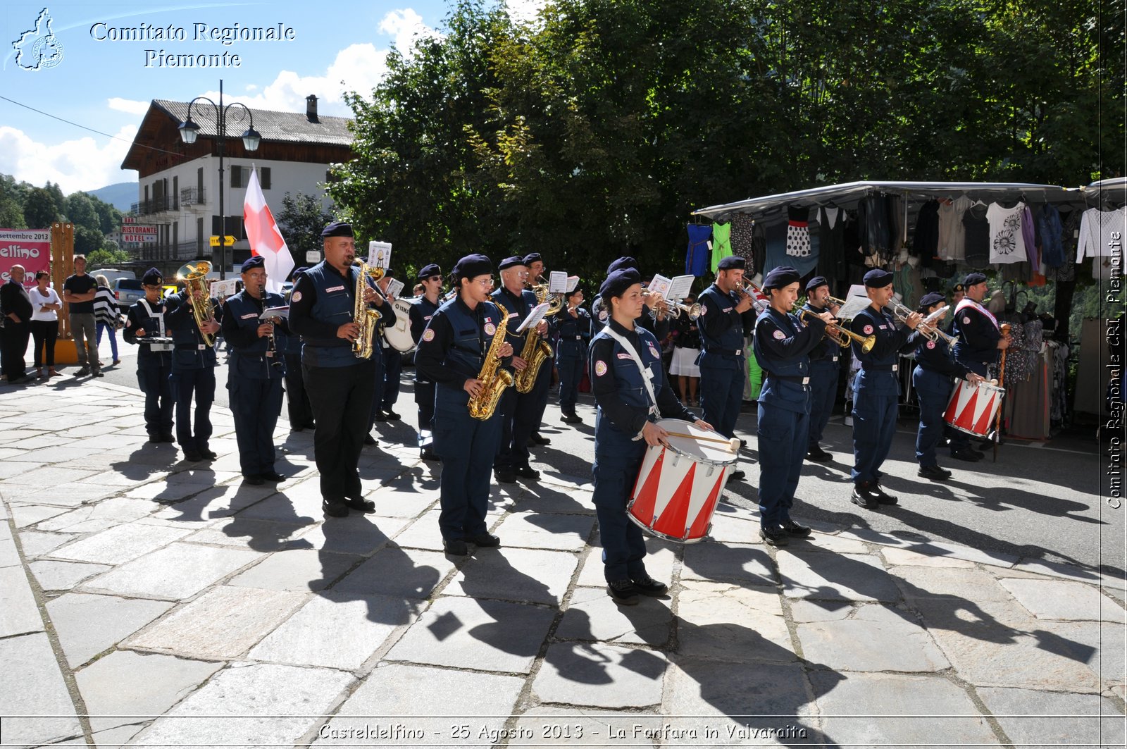 Casteldelfino - 25 Agosto 2013 - La Fanfara in Valvaraita - Croce Rossa Italiana - Comitato Regionale del Piemonte