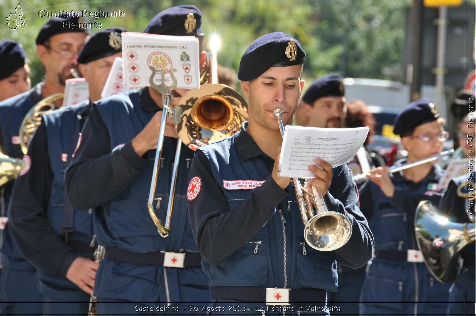 Casteldelfino - 25 Agosto 2013 - La Fanfara in Valvaraita - Croce Rossa Italiana - Comitato Regionale del Piemonte