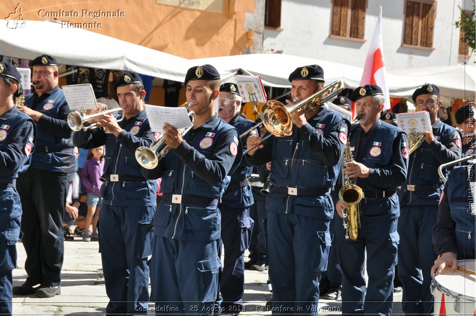 Casteldelfino - 25 Agosto 2013 - La Fanfara in Valvaraita - Croce Rossa Italiana - Comitato Regionale del Piemonte