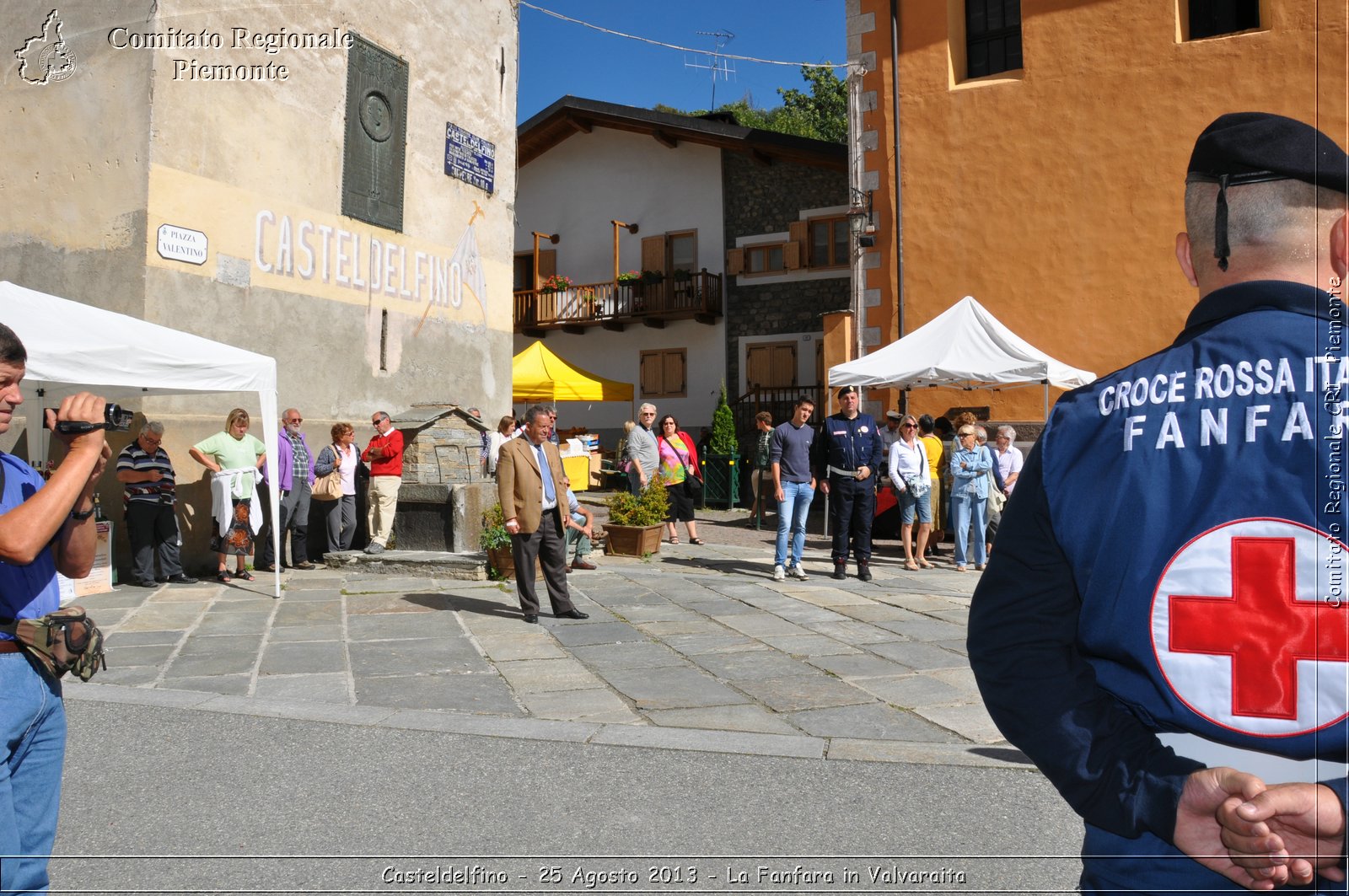 Casteldelfino - 25 Agosto 2013 - La Fanfara in Valvaraita - Croce Rossa Italiana - Comitato Regionale del Piemonte