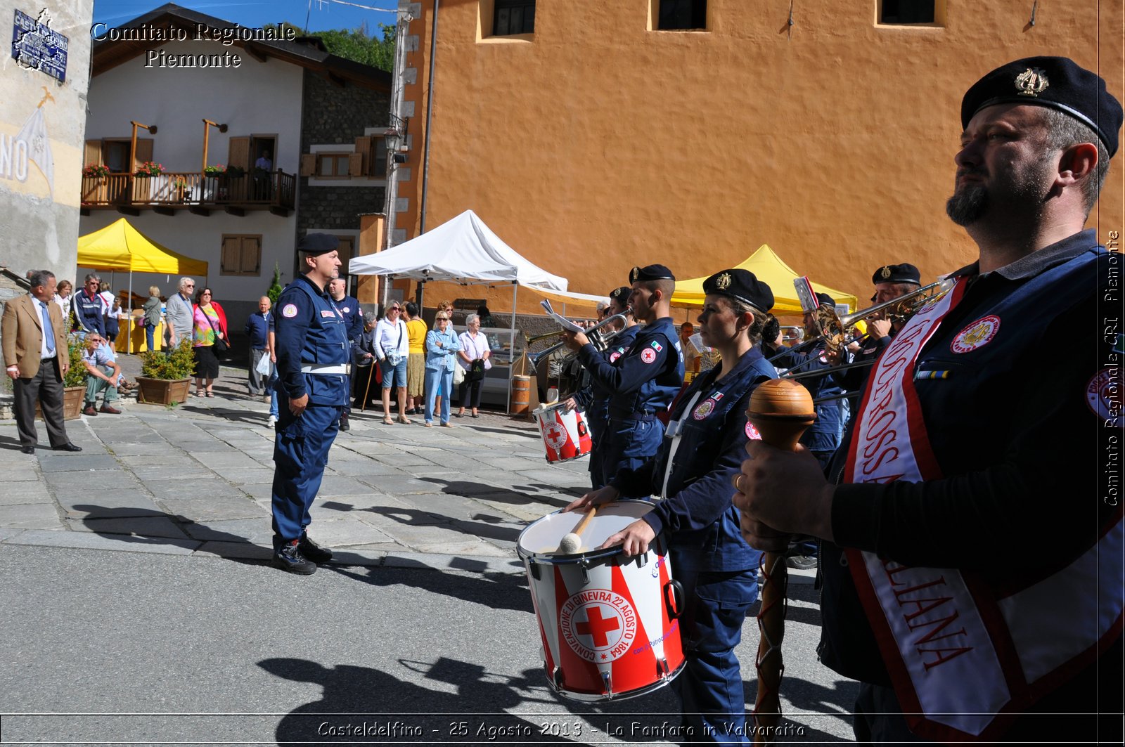 Casteldelfino - 25 Agosto 2013 - La Fanfara in Valvaraita - Croce Rossa Italiana - Comitato Regionale del Piemonte