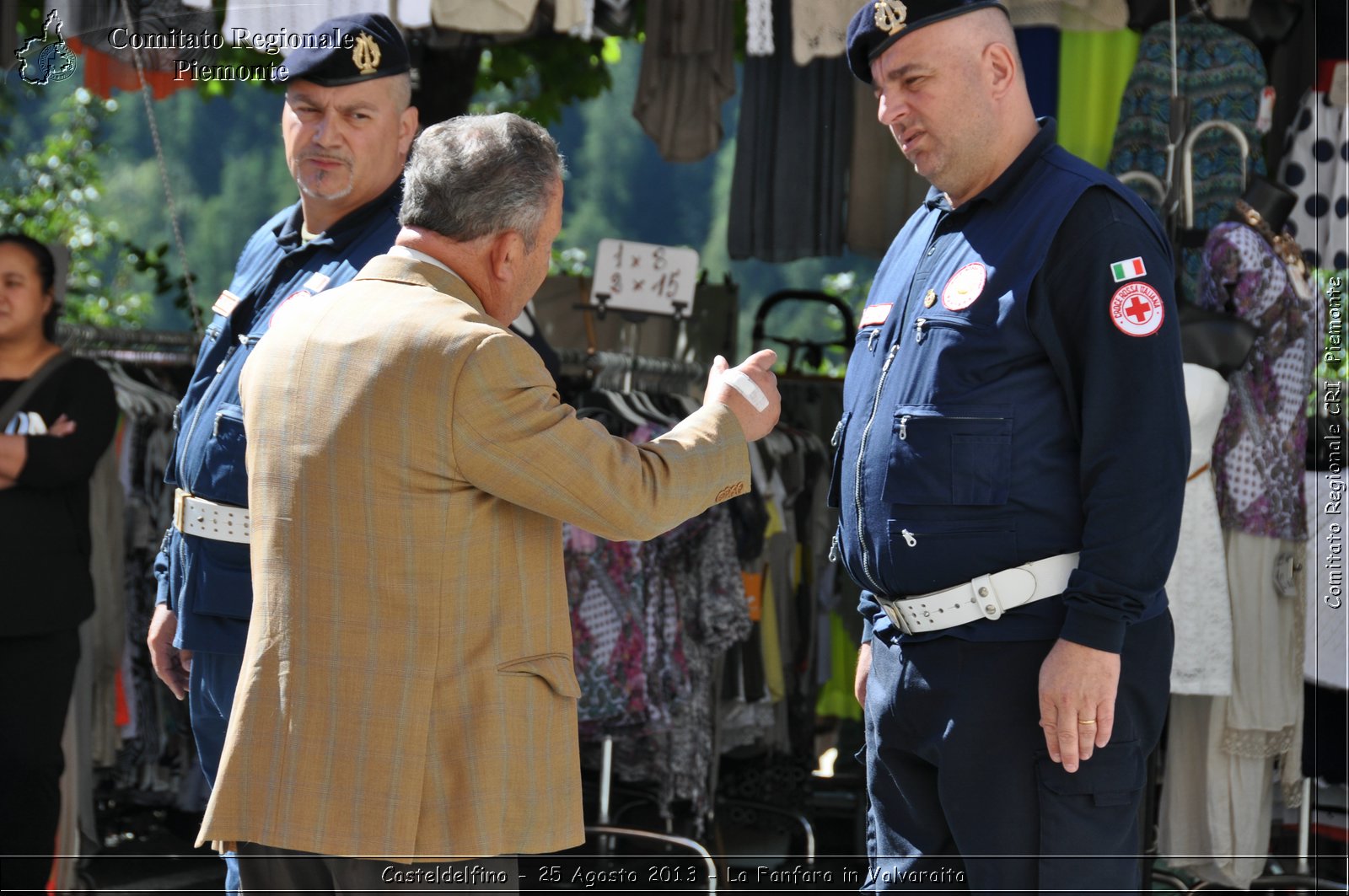 Casteldelfino - 25 Agosto 2013 - La Fanfara in Valvaraita - Croce Rossa Italiana - Comitato Regionale del Piemonte