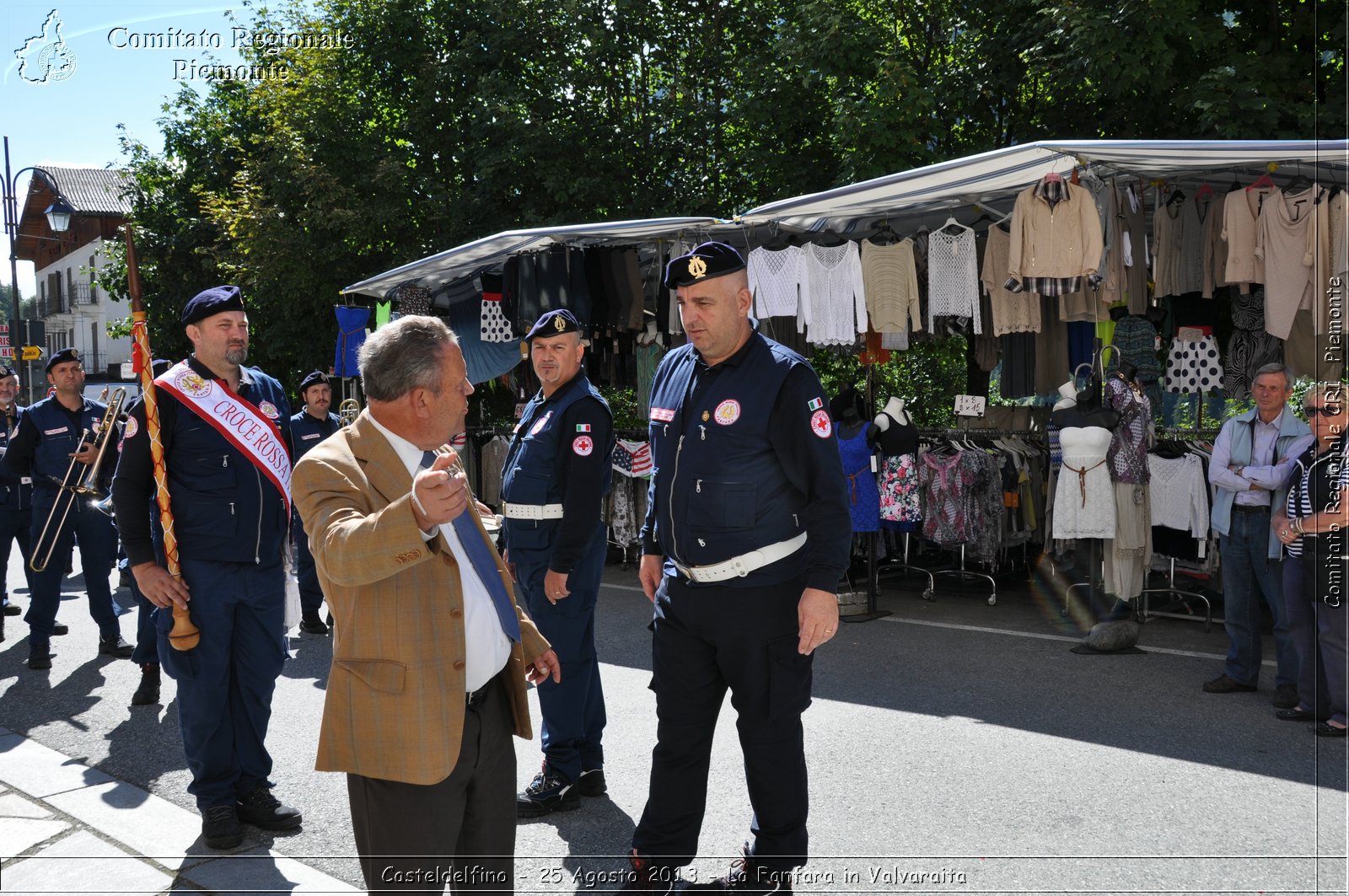 Casteldelfino - 25 Agosto 2013 - La Fanfara in Valvaraita - Croce Rossa Italiana - Comitato Regionale del Piemonte