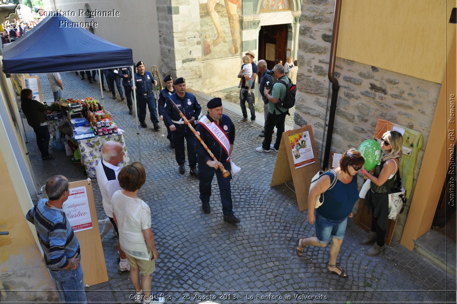 Casteldelfino - 25 Agosto 2013 - La Fanfara in Valvaraita - Croce Rossa Italiana - Comitato Regionale del Piemonte