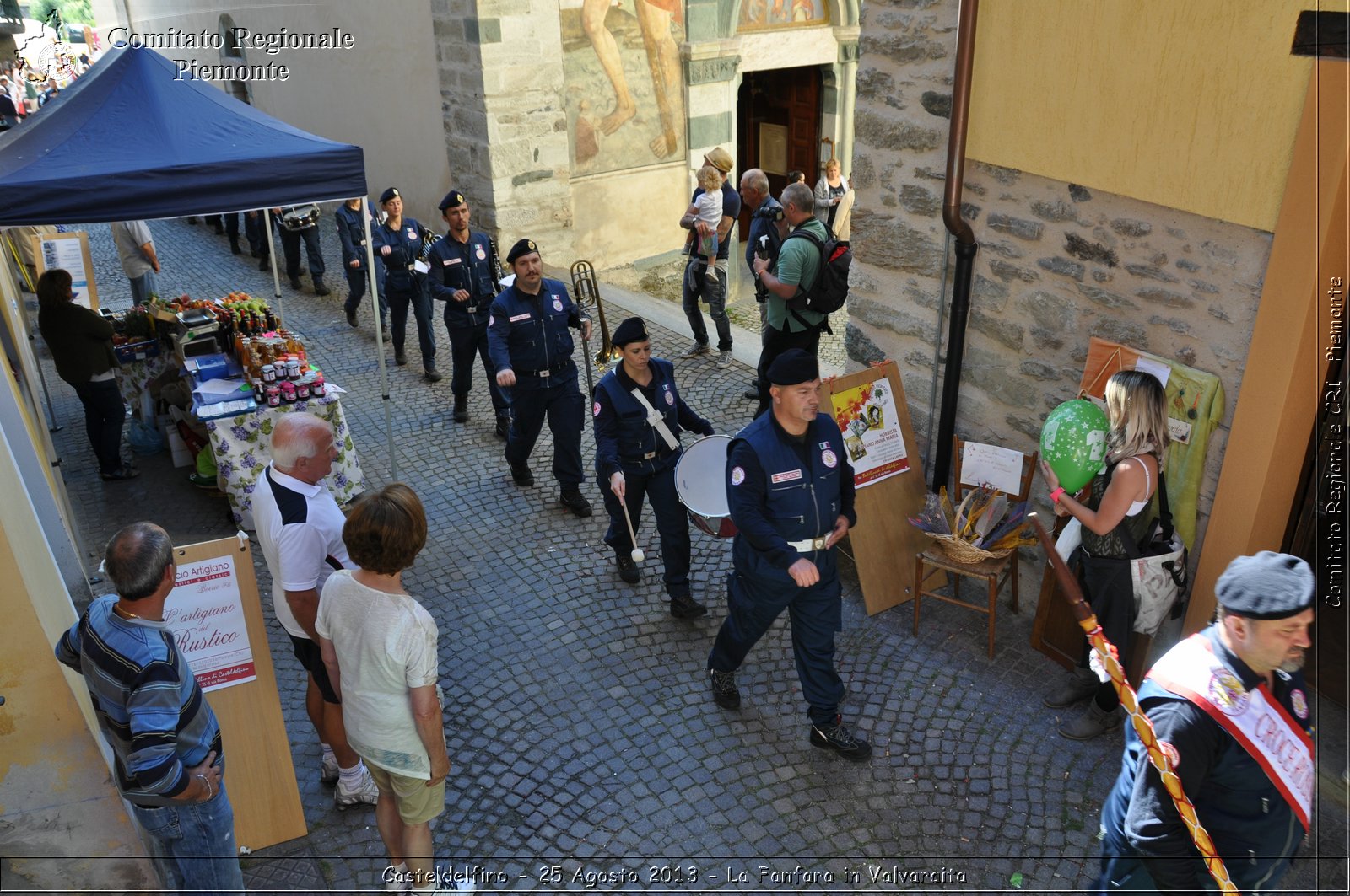 Casteldelfino - 25 Agosto 2013 - La Fanfara in Valvaraita - Croce Rossa Italiana - Comitato Regionale del Piemonte