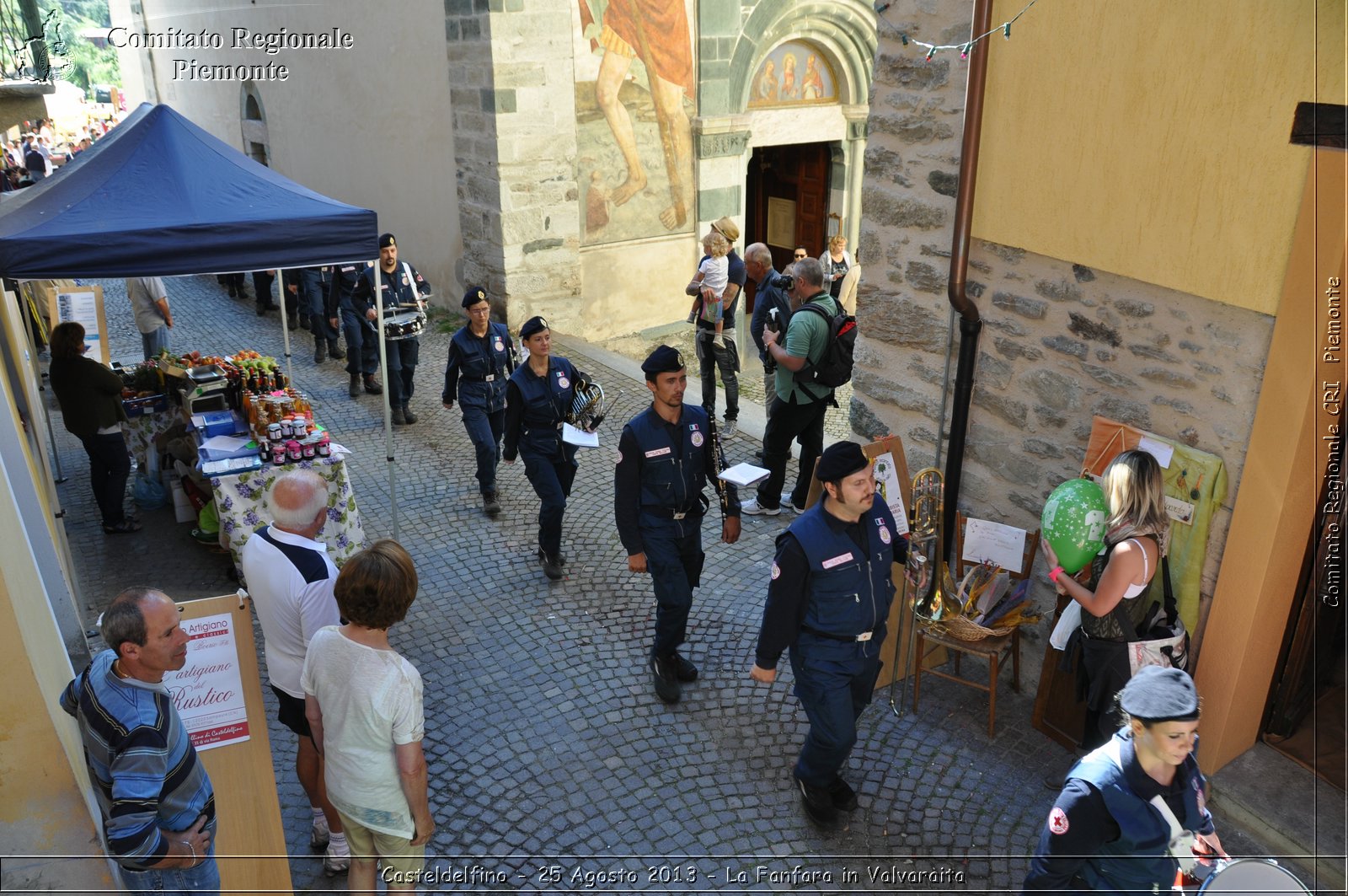 Casteldelfino - 25 Agosto 2013 - La Fanfara in Valvaraita - Croce Rossa Italiana - Comitato Regionale del Piemonte