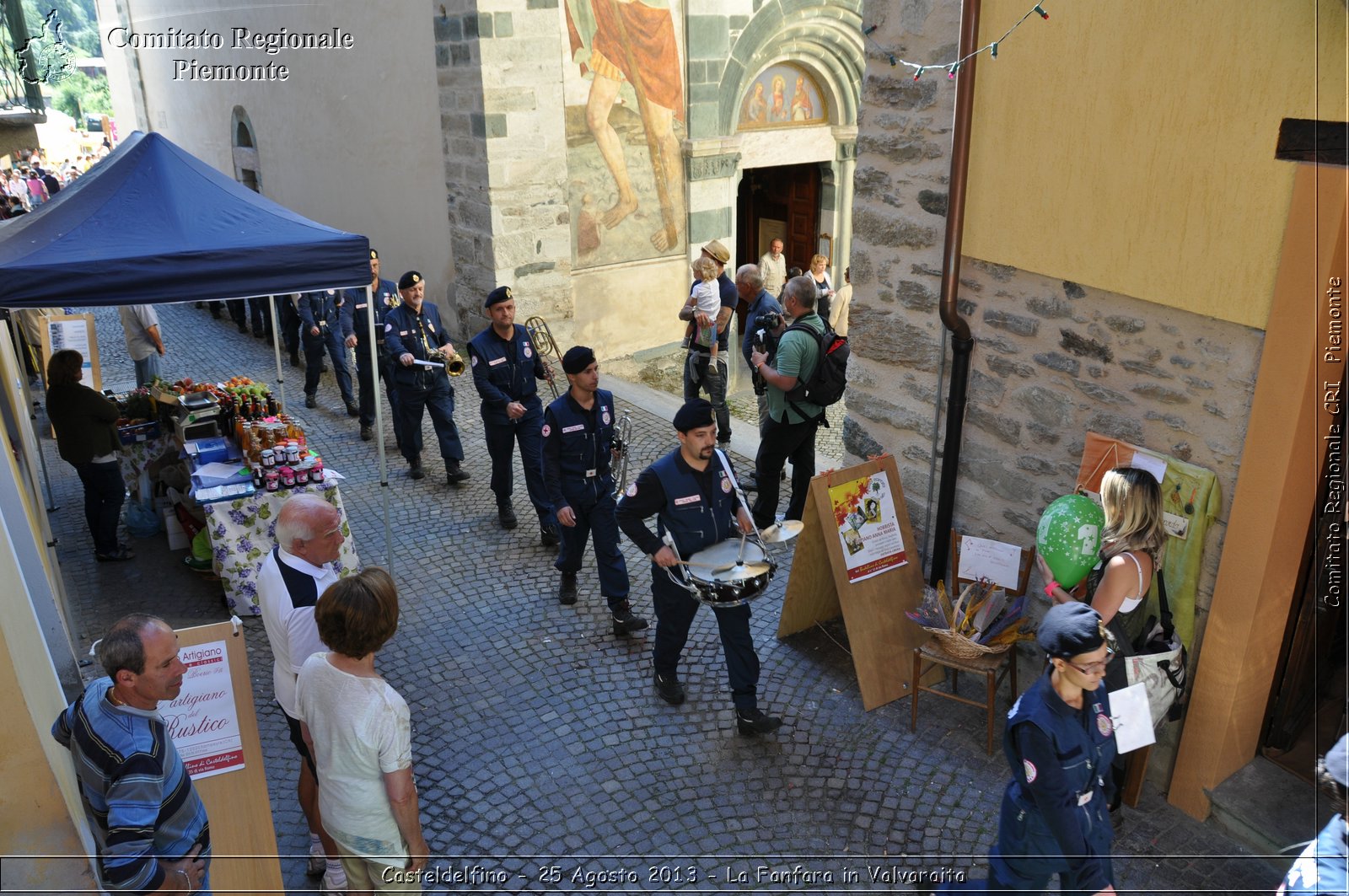 Casteldelfino - 25 Agosto 2013 - La Fanfara in Valvaraita - Croce Rossa Italiana - Comitato Regionale del Piemonte