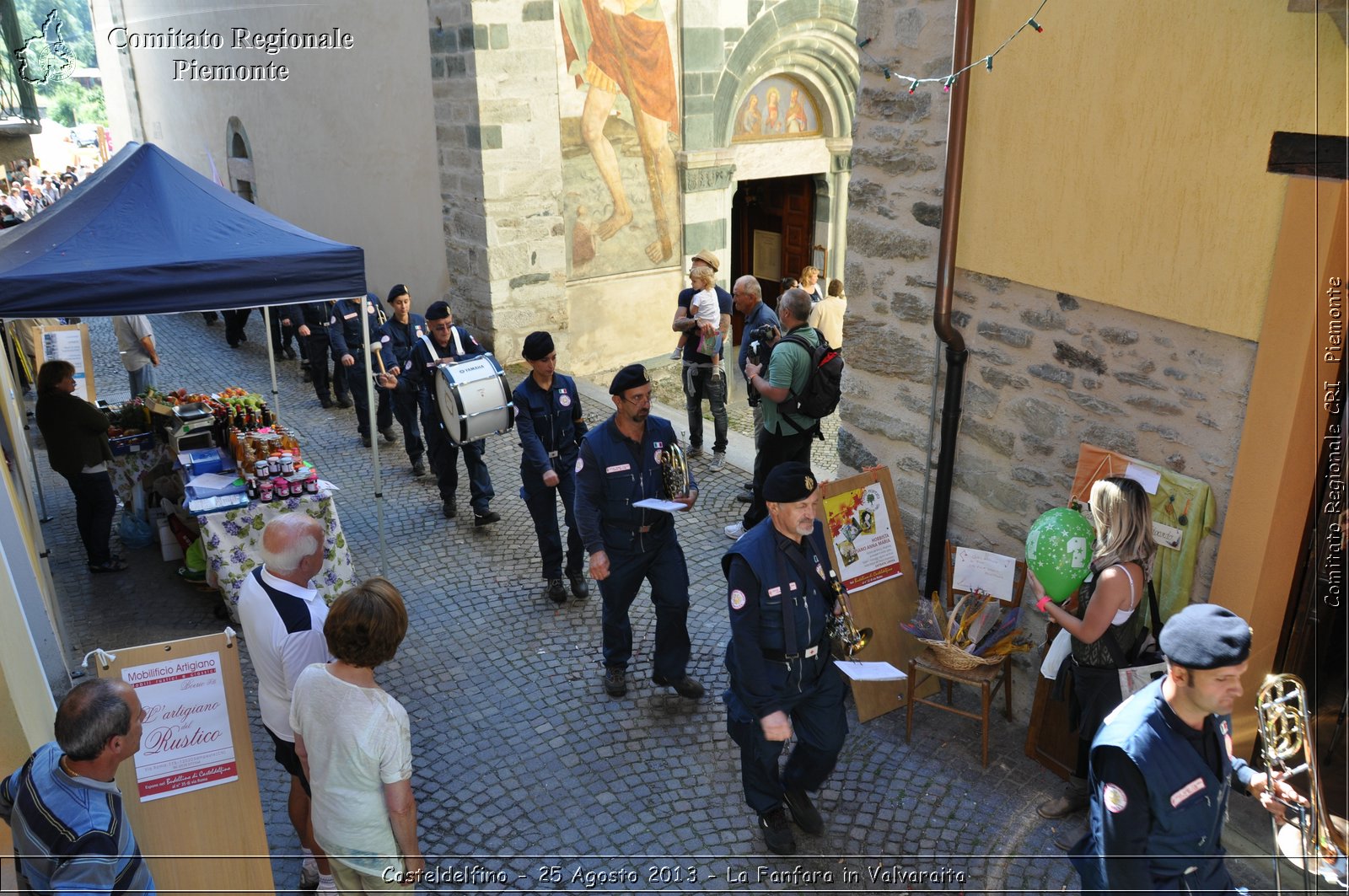 Casteldelfino - 25 Agosto 2013 - La Fanfara in Valvaraita - Croce Rossa Italiana - Comitato Regionale del Piemonte