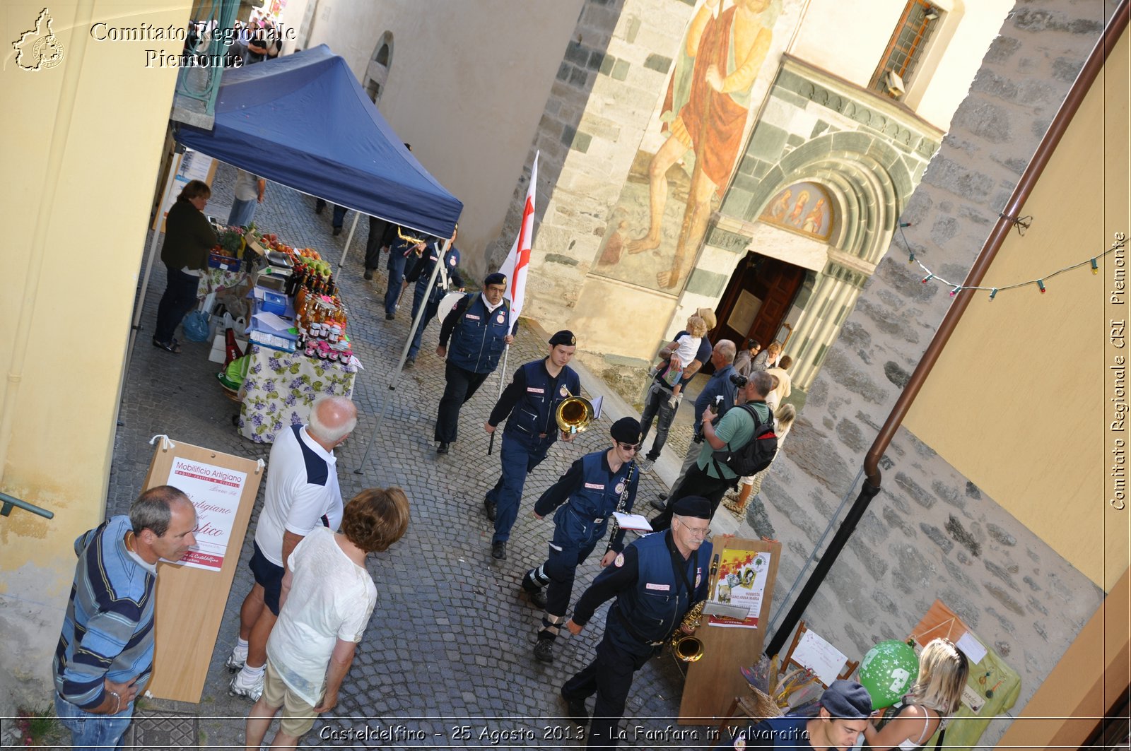 Casteldelfino - 25 Agosto 2013 - La Fanfara in Valvaraita - Croce Rossa Italiana - Comitato Regionale del Piemonte