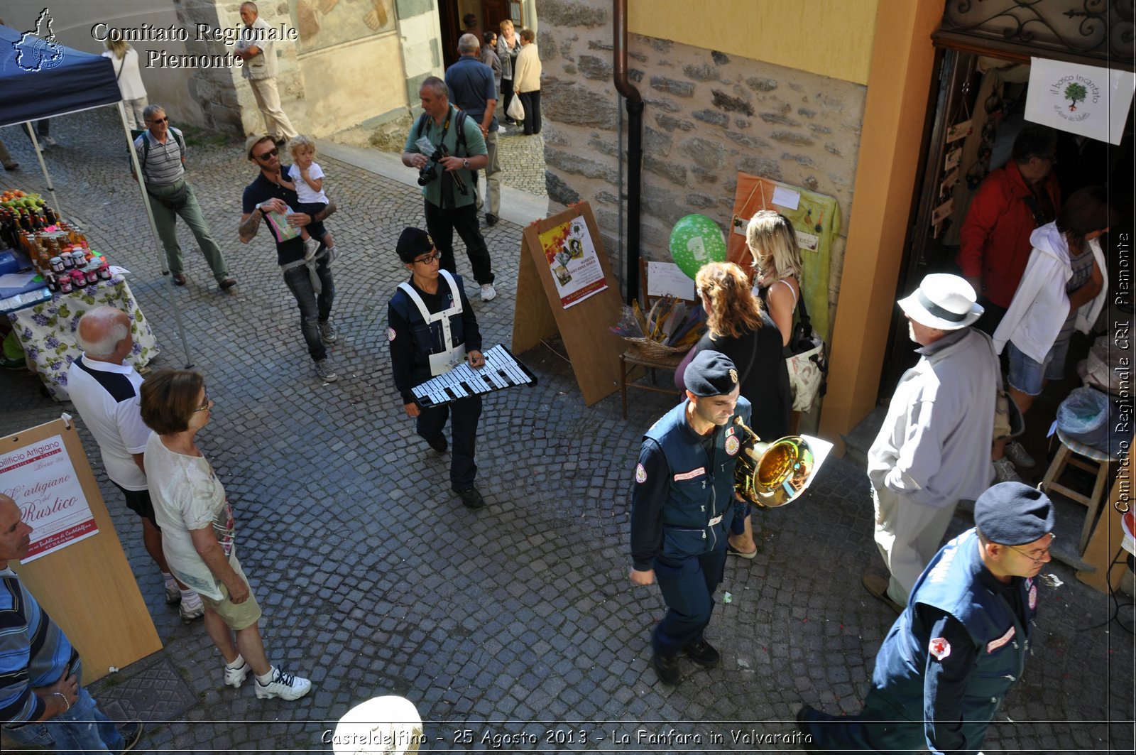 Casteldelfino - 25 Agosto 2013 - La Fanfara in Valvaraita - Croce Rossa Italiana - Comitato Regionale del Piemonte