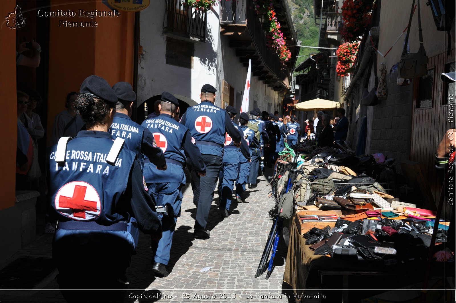 Casteldelfino - 25 Agosto 2013 - La Fanfara in Valvaraita - Croce Rossa Italiana - Comitato Regionale del Piemonte