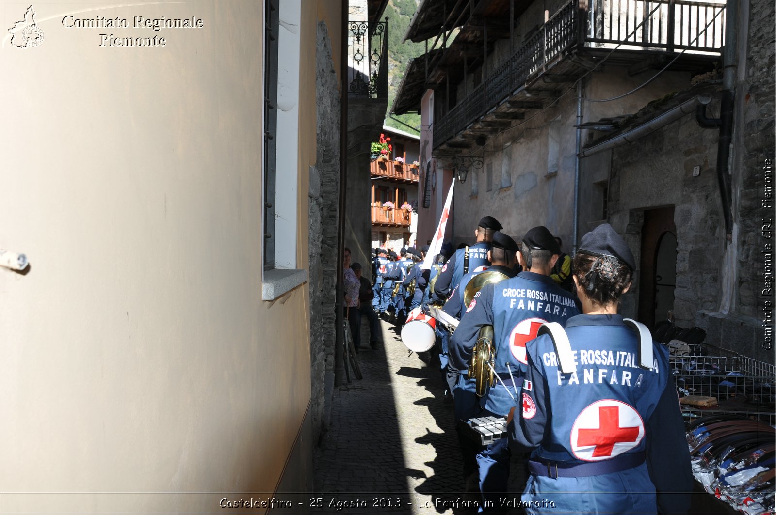 Casteldelfino - 25 Agosto 2013 - La Fanfara in Valvaraita - Croce Rossa Italiana - Comitato Regionale del Piemonte