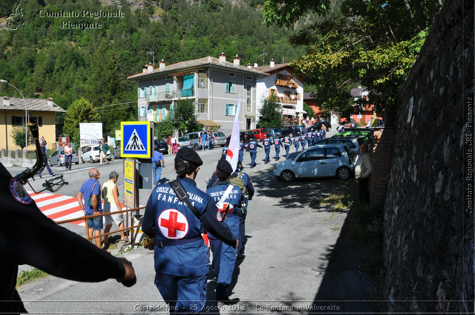 Casteldelfino - 25 Agosto 2013 - La Fanfara in Valvaraita - Croce Rossa Italiana - Comitato Regionale del Piemonte