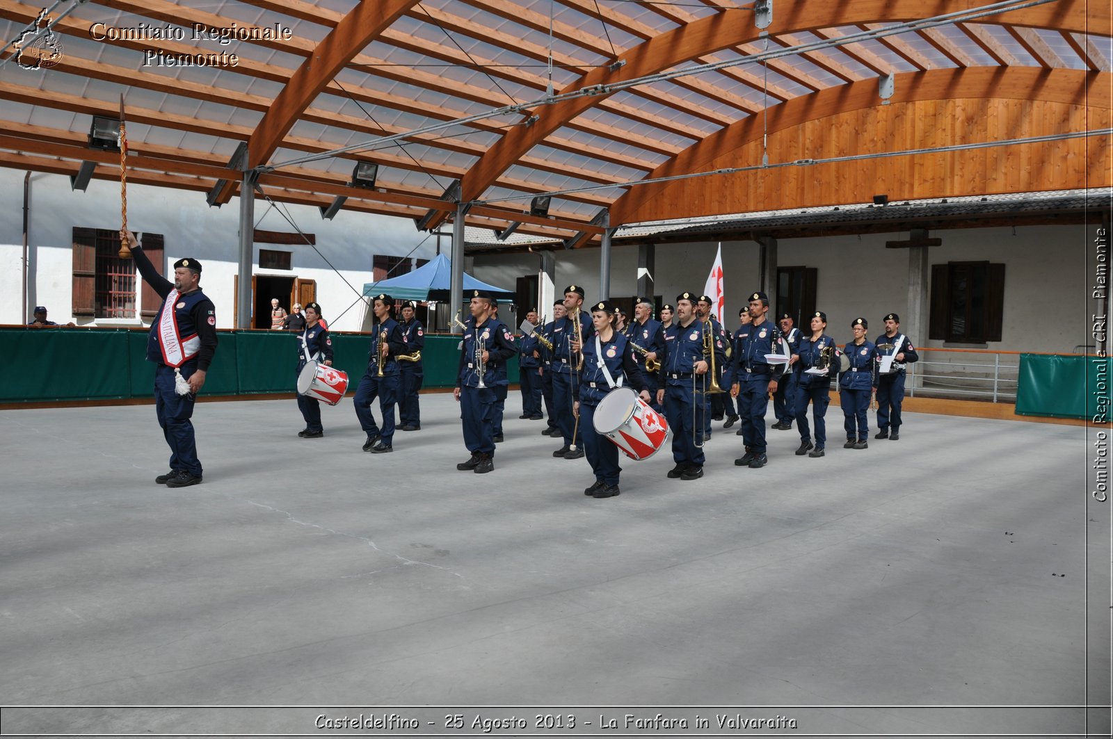 Casteldelfino - 25 Agosto 2013 - La Fanfara in Valvaraita - Croce Rossa Italiana - Comitato Regionale del Piemonte