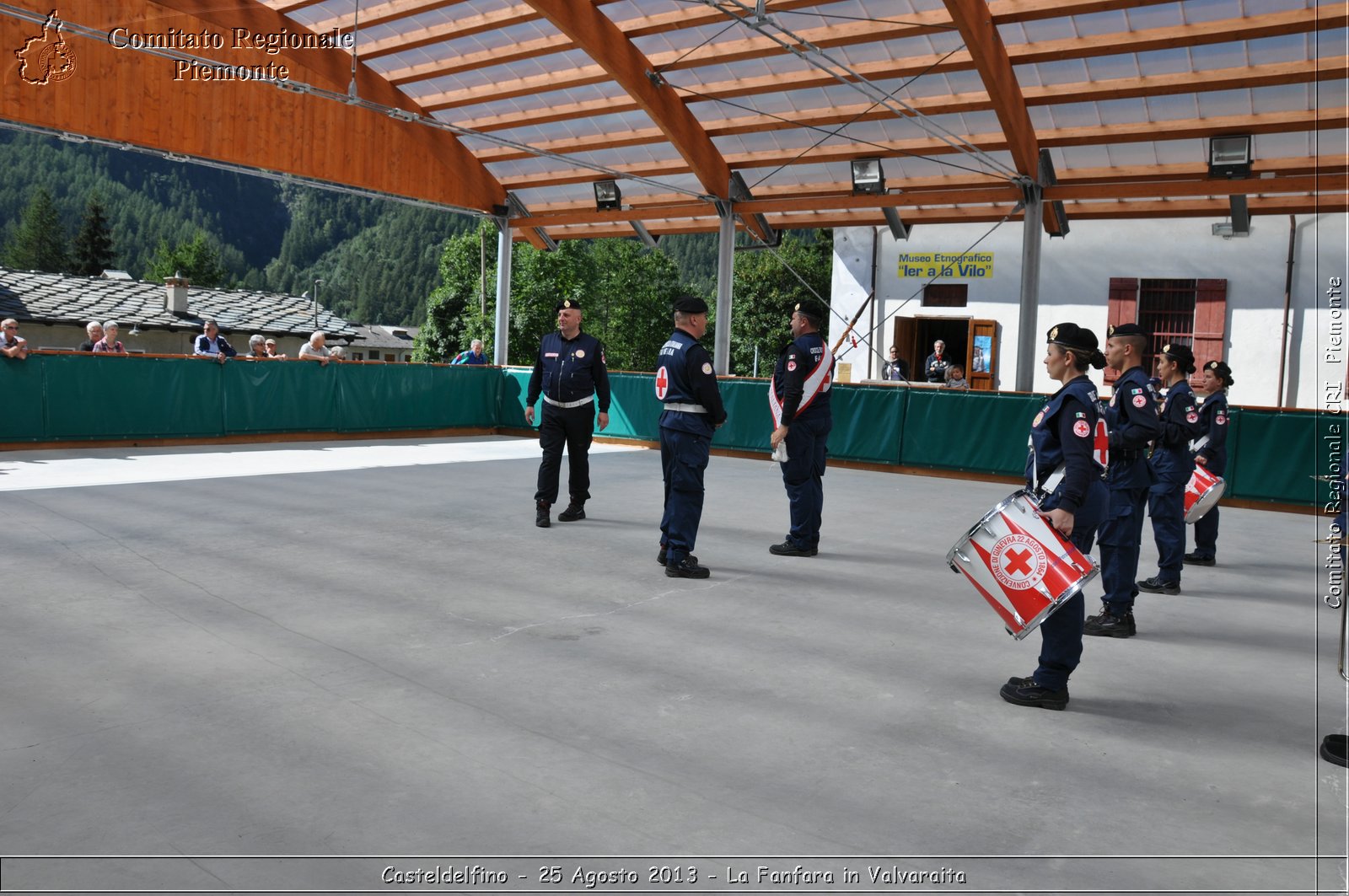 Casteldelfino - 25 Agosto 2013 - La Fanfara in Valvaraita - Croce Rossa Italiana - Comitato Regionale del Piemonte