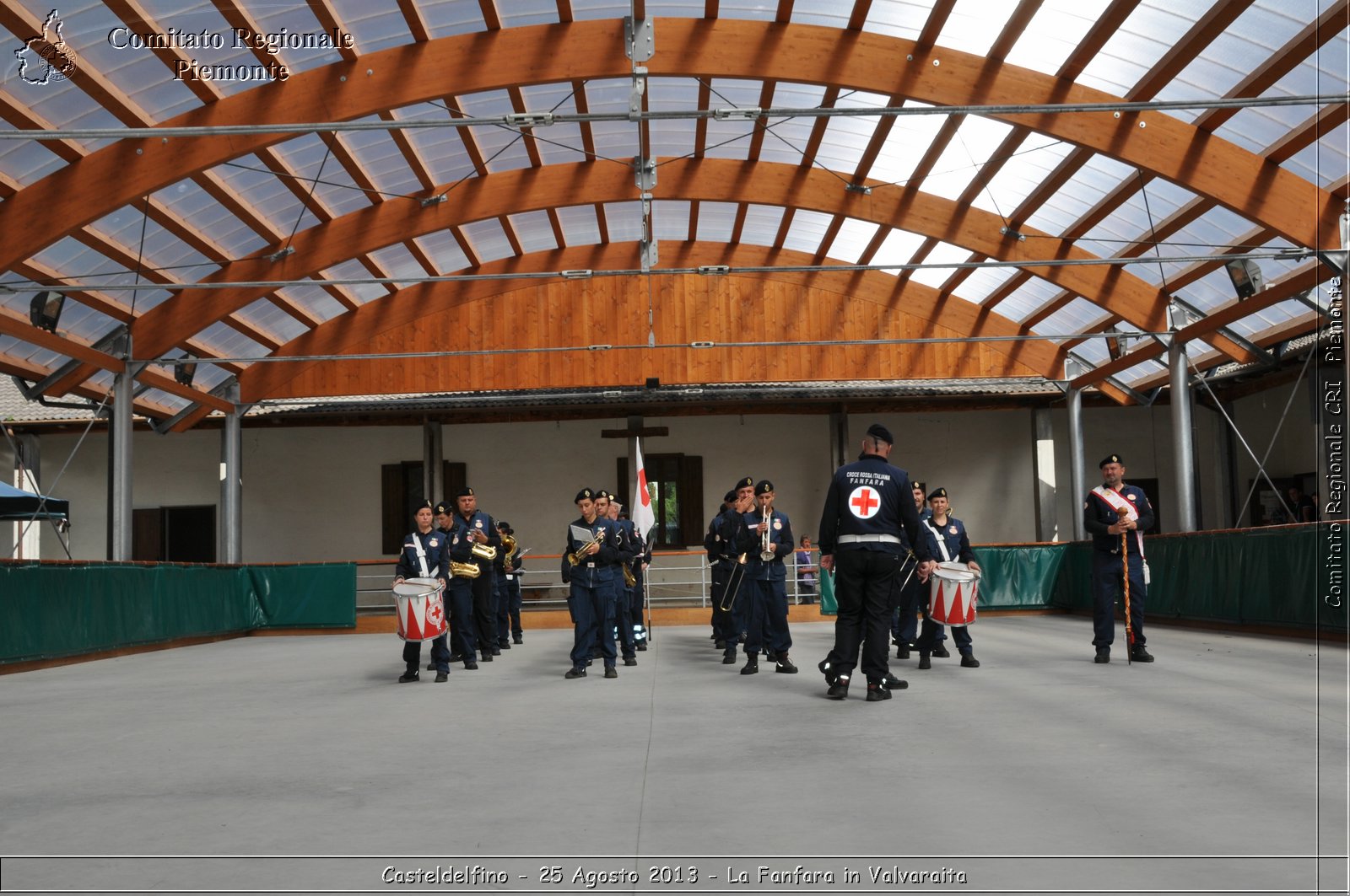 Casteldelfino - 25 Agosto 2013 - La Fanfara in Valvaraita - Croce Rossa Italiana - Comitato Regionale del Piemonte