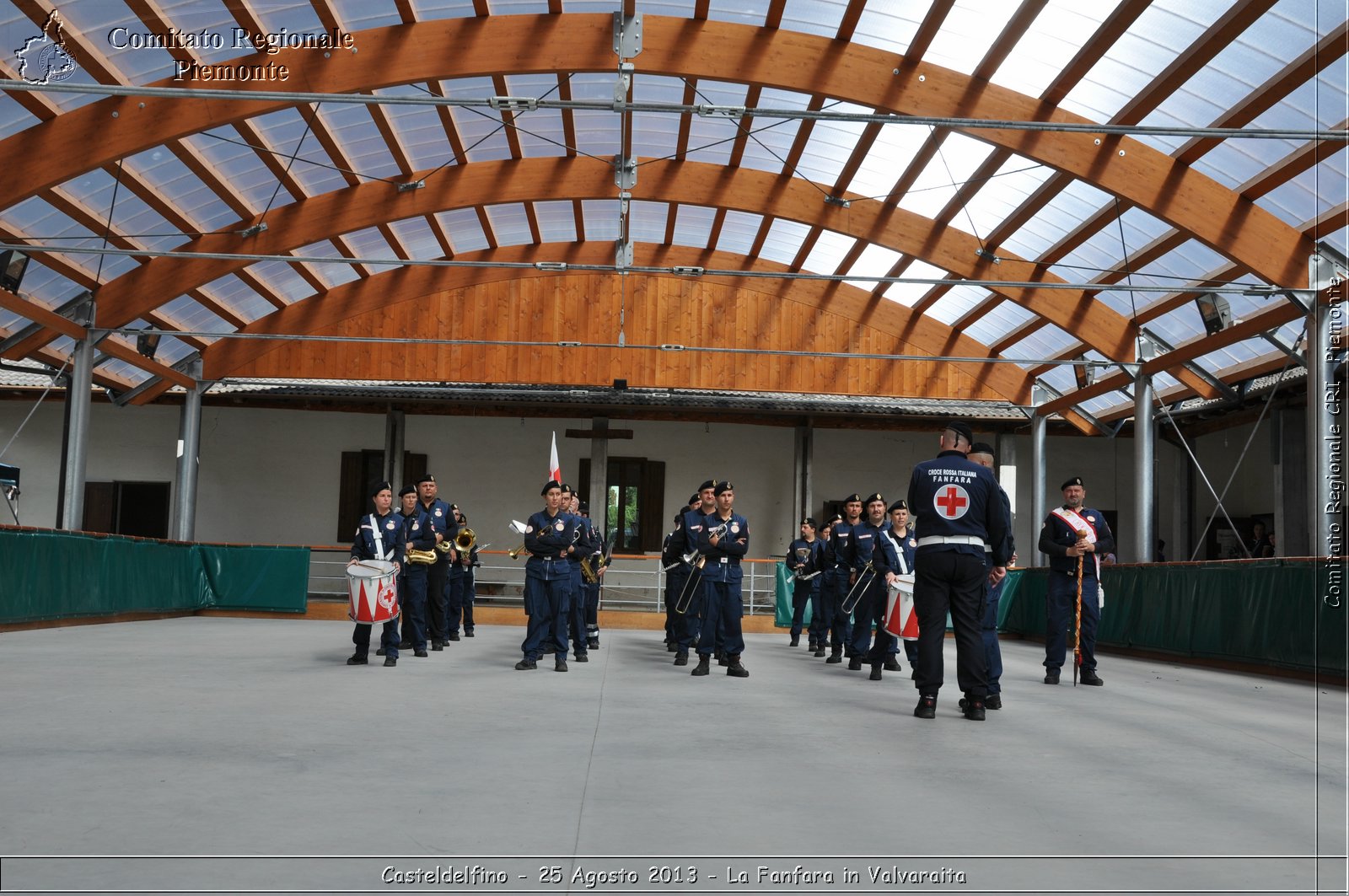 Casteldelfino - 25 Agosto 2013 - La Fanfara in Valvaraita - Croce Rossa Italiana - Comitato Regionale del Piemonte