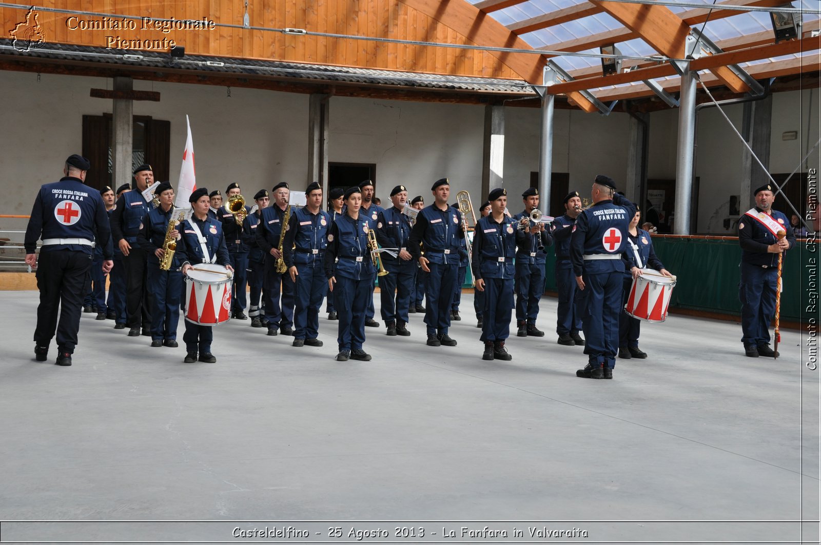 Casteldelfino - 25 Agosto 2013 - La Fanfara in Valvaraita - Croce Rossa Italiana - Comitato Regionale del Piemonte