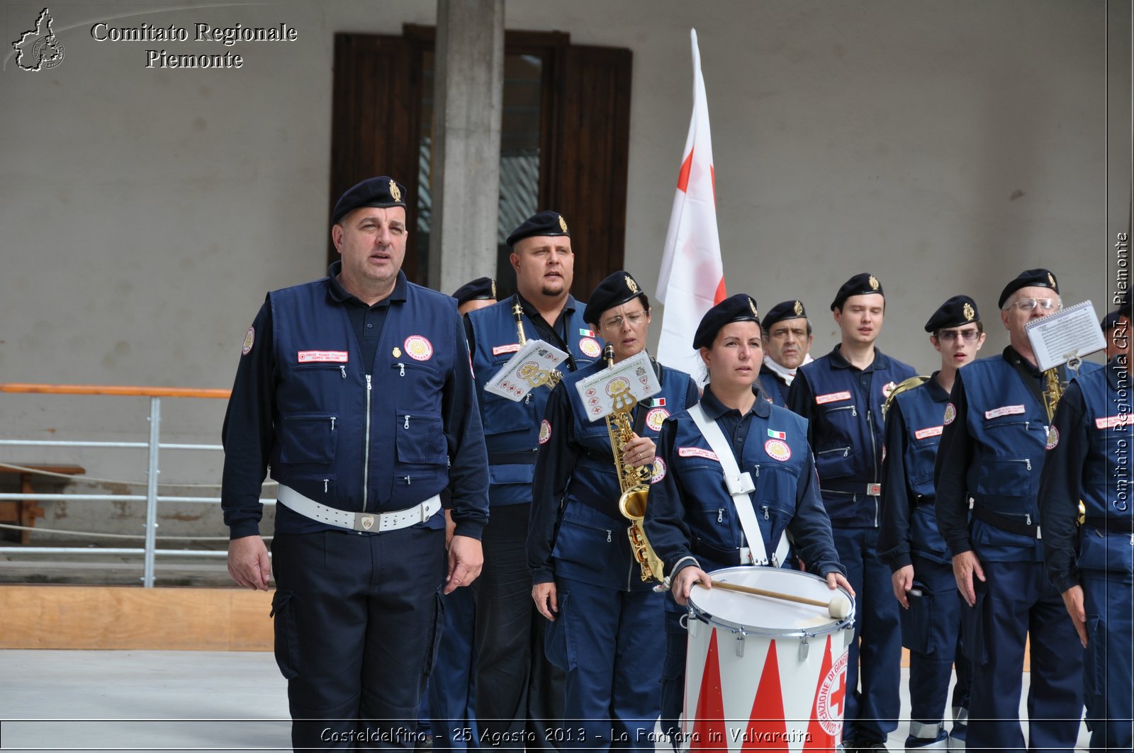 Casteldelfino - 25 Agosto 2013 - La Fanfara in Valvaraita - Croce Rossa Italiana - Comitato Regionale del Piemonte