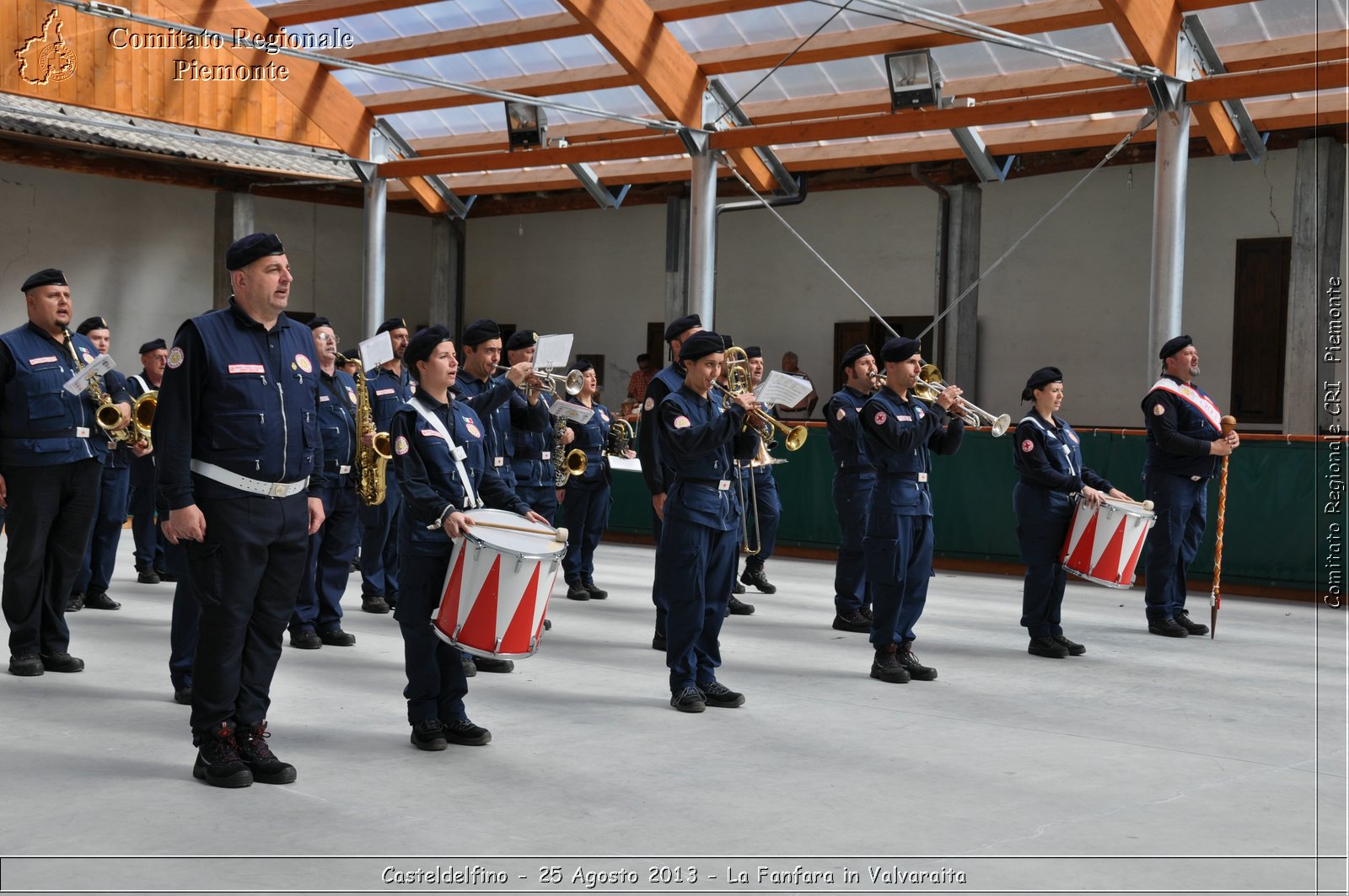 Casteldelfino - 25 Agosto 2013 - La Fanfara in Valvaraita - Croce Rossa Italiana - Comitato Regionale del Piemonte