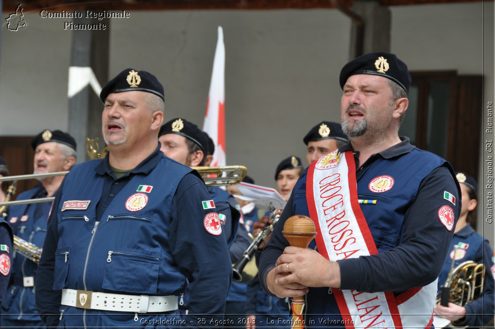 Casteldelfino - 25 Agosto 2013 - La Fanfara in Valvaraita - Croce Rossa Italiana - Comitato Regionale del Piemonte