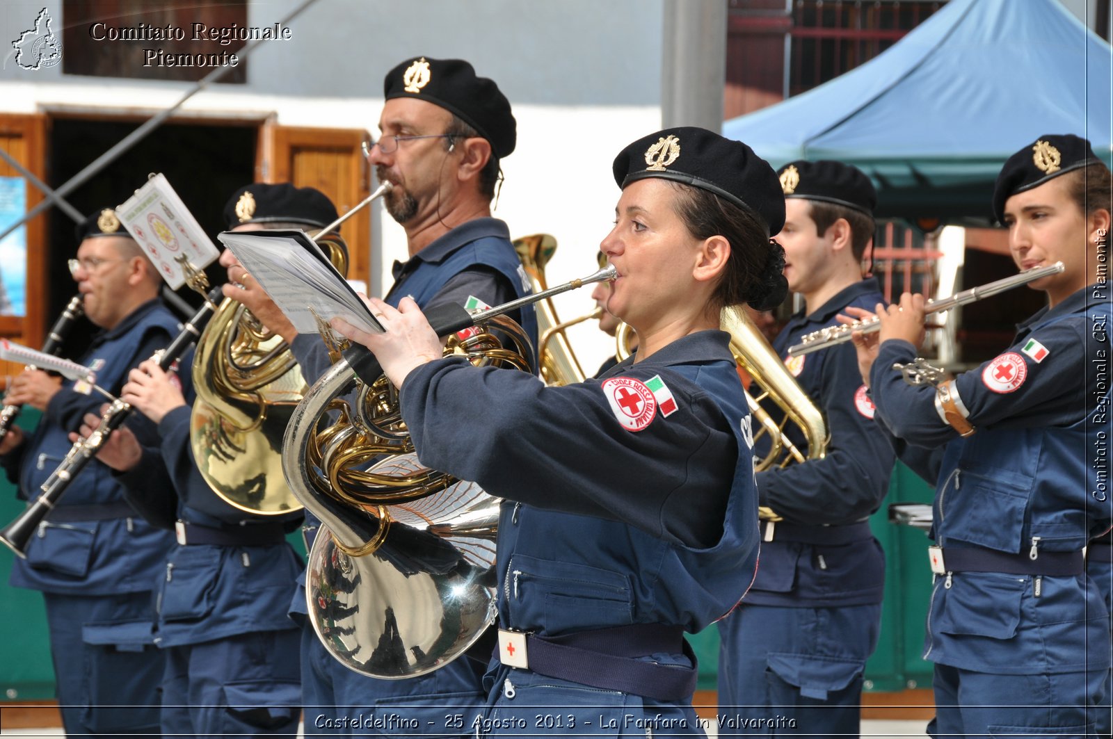 Casteldelfino - 25 Agosto 2013 - La Fanfara in Valvaraita - Croce Rossa Italiana - Comitato Regionale del Piemonte