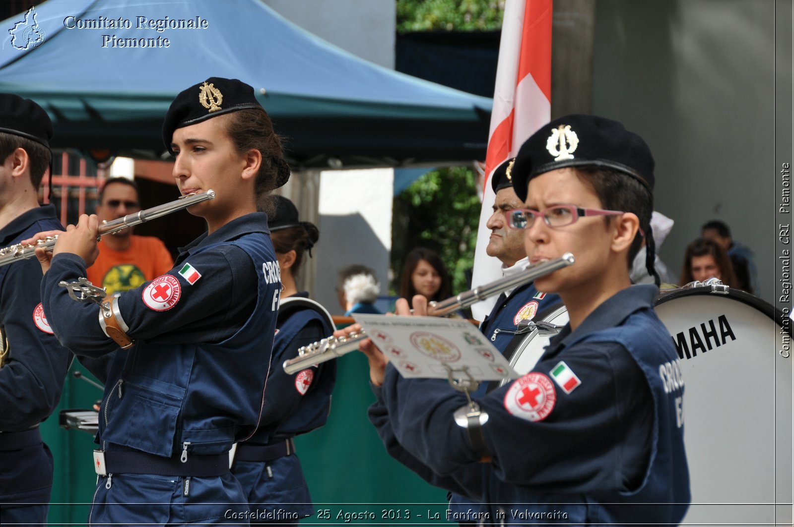 Casteldelfino - 25 Agosto 2013 - La Fanfara in Valvaraita - Croce Rossa Italiana - Comitato Regionale del Piemonte