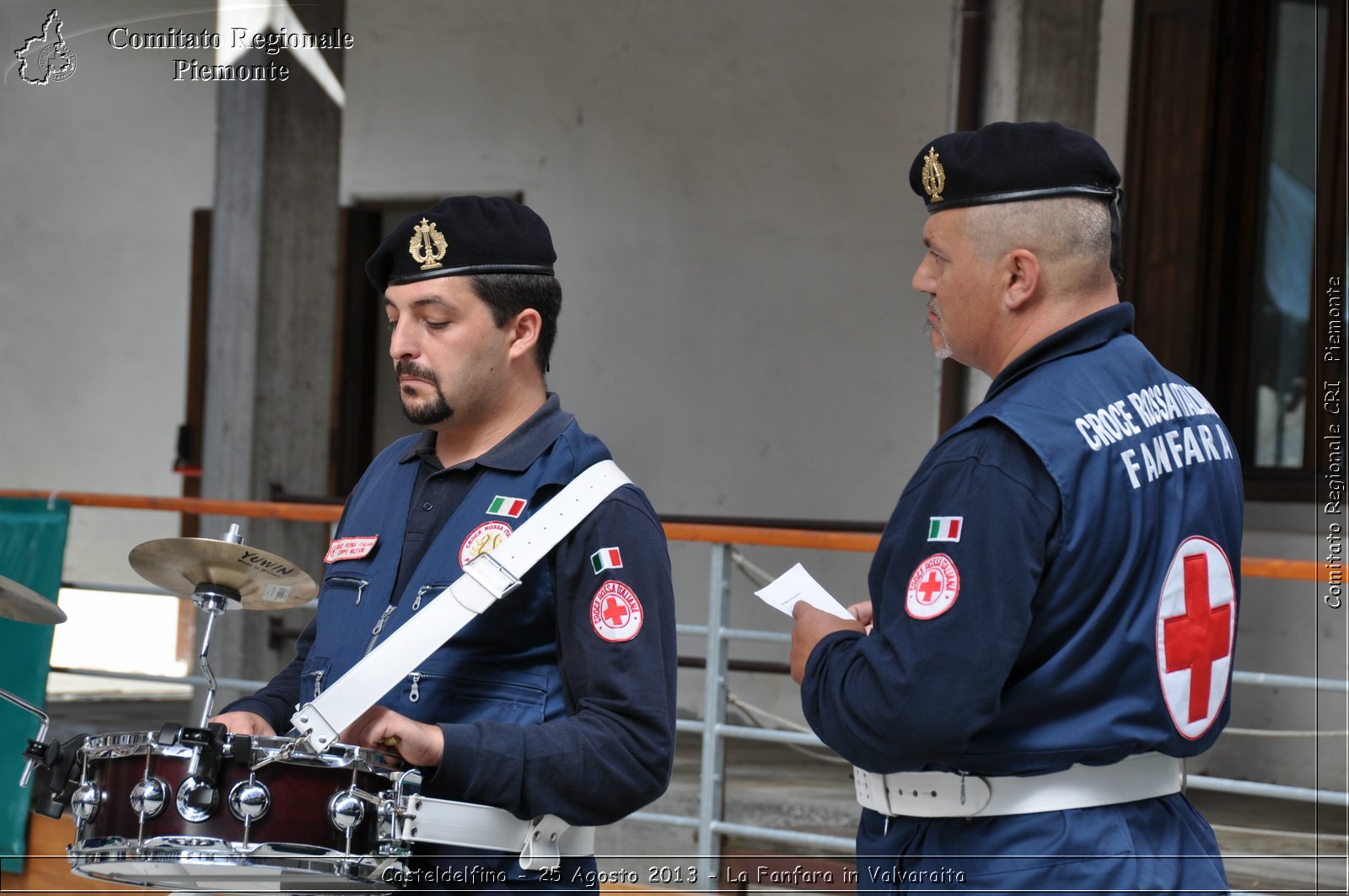 Casteldelfino - 25 Agosto 2013 - La Fanfara in Valvaraita - Croce Rossa Italiana - Comitato Regionale del Piemonte