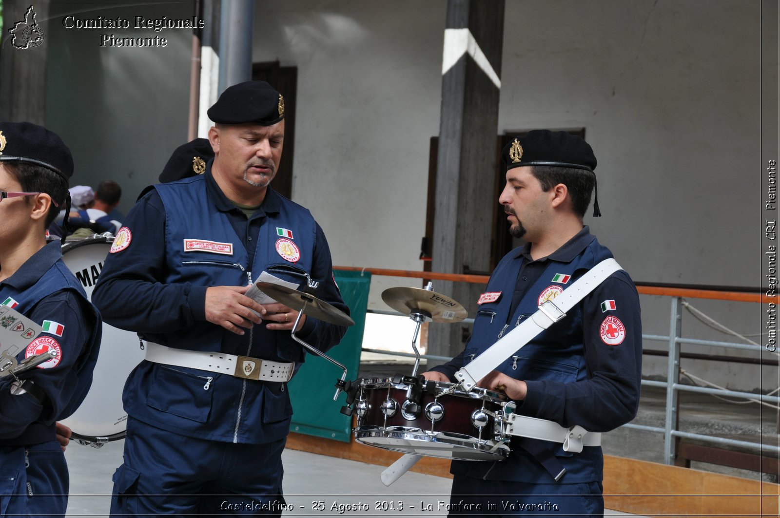 Casteldelfino - 25 Agosto 2013 - La Fanfara in Valvaraita - Croce Rossa Italiana - Comitato Regionale del Piemonte