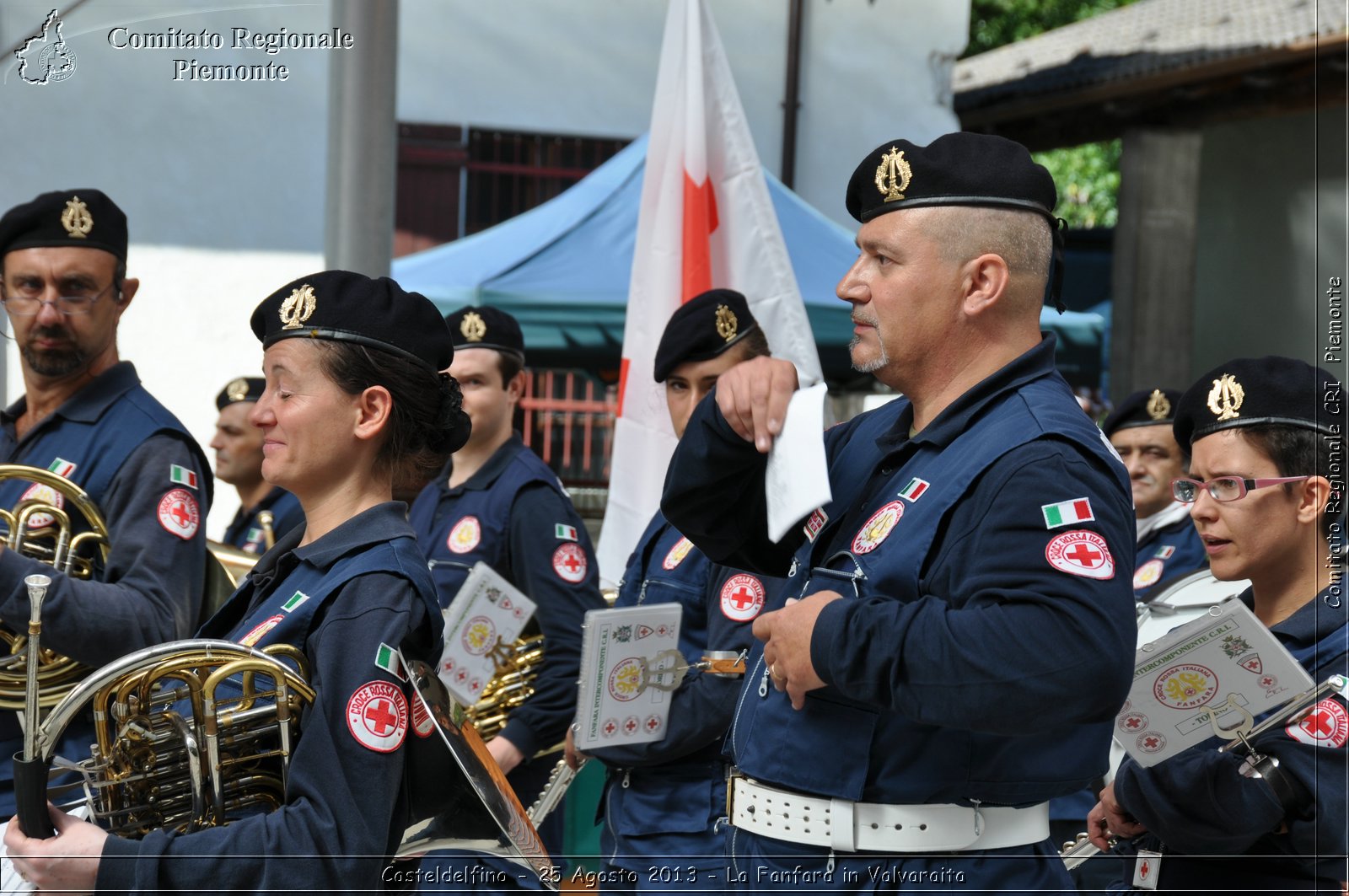 Casteldelfino - 25 Agosto 2013 - La Fanfara in Valvaraita - Croce Rossa Italiana - Comitato Regionale del Piemonte