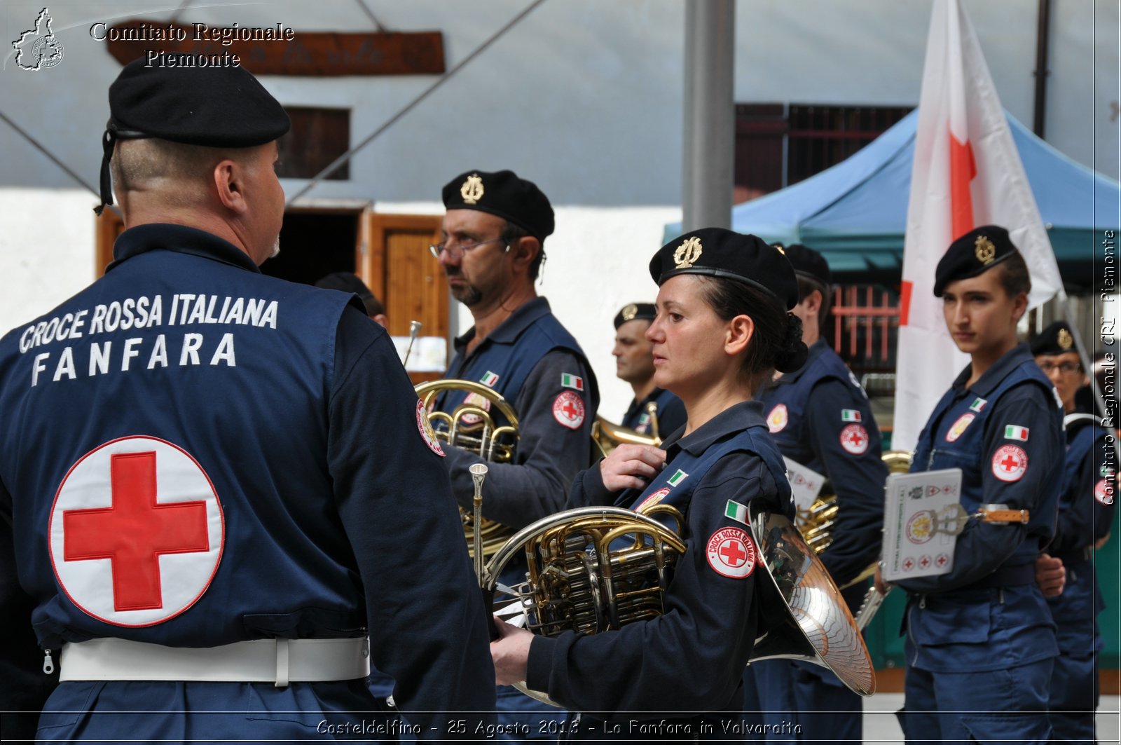 Casteldelfino - 25 Agosto 2013 - La Fanfara in Valvaraita - Croce Rossa Italiana - Comitato Regionale del Piemonte