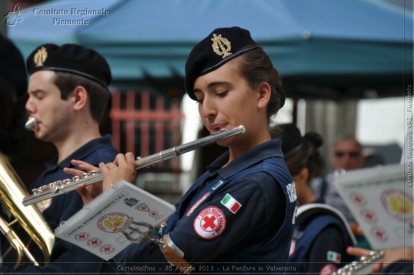 Casteldelfino - 25 Agosto 2013 - La Fanfara in Valvaraita - Croce Rossa Italiana - Comitato Regionale del Piemonte