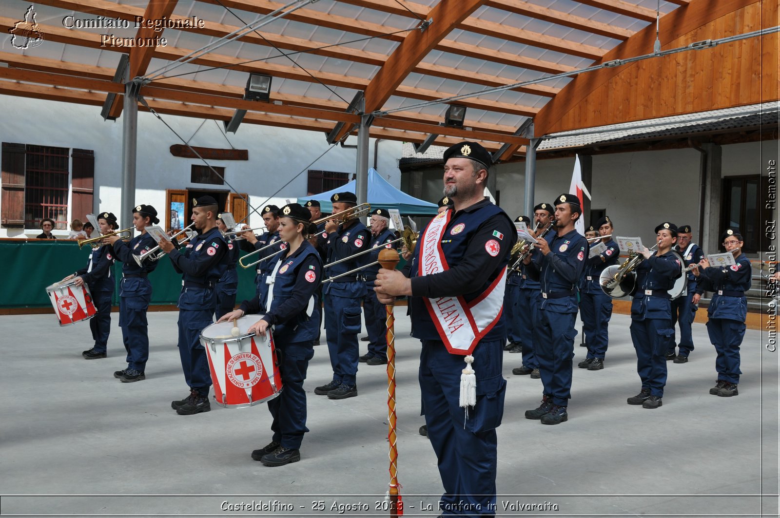 Casteldelfino - 25 Agosto 2013 - La Fanfara in Valvaraita - Croce Rossa Italiana - Comitato Regionale del Piemonte