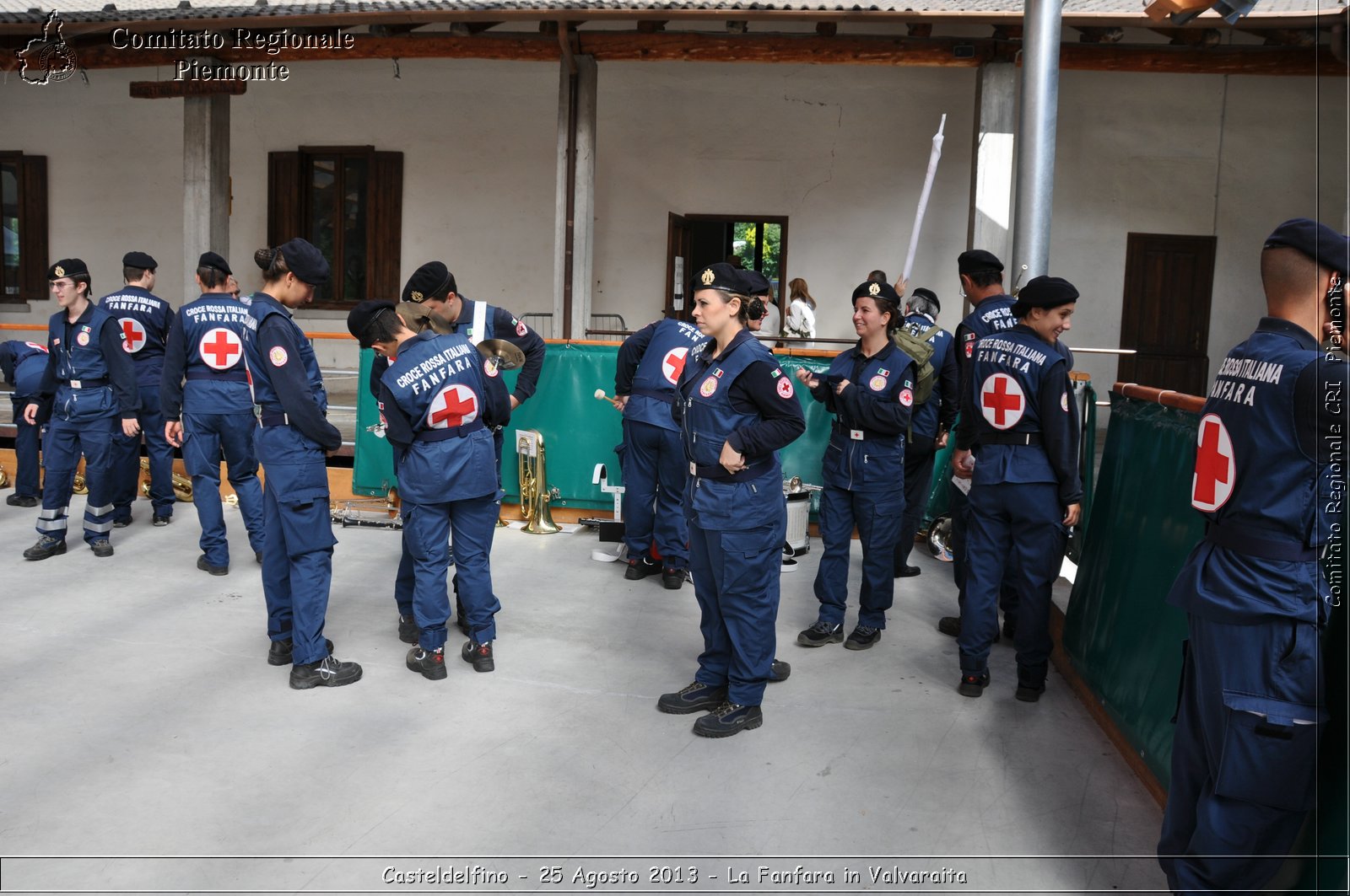 Casteldelfino - 25 Agosto 2013 - La Fanfara in Valvaraita - Croce Rossa Italiana - Comitato Regionale del Piemonte